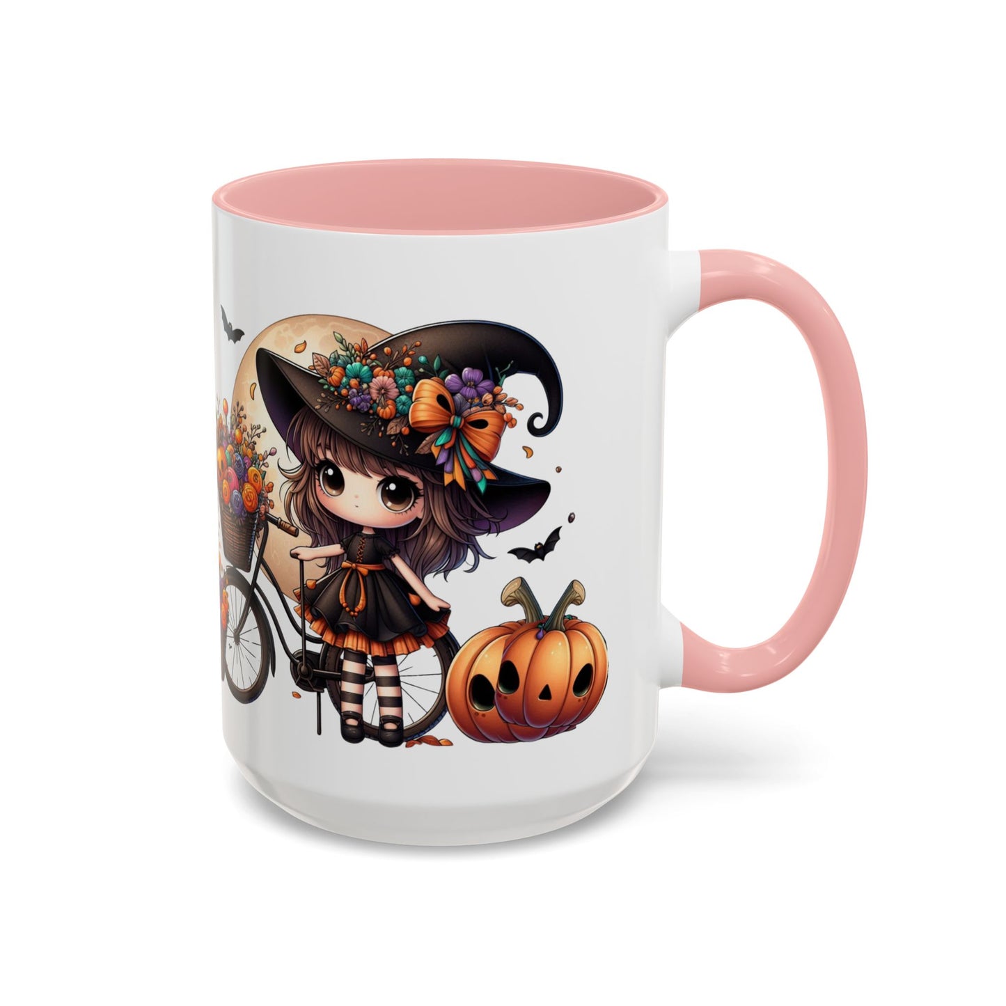 Mug Halloween Decorated with Positive Message