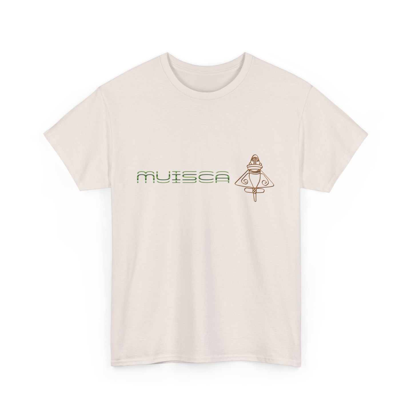 "CULTURA MUISCA" - Unisex Heavy Cotton Tee, Sporty, Casual, Gift, For Him or Her.