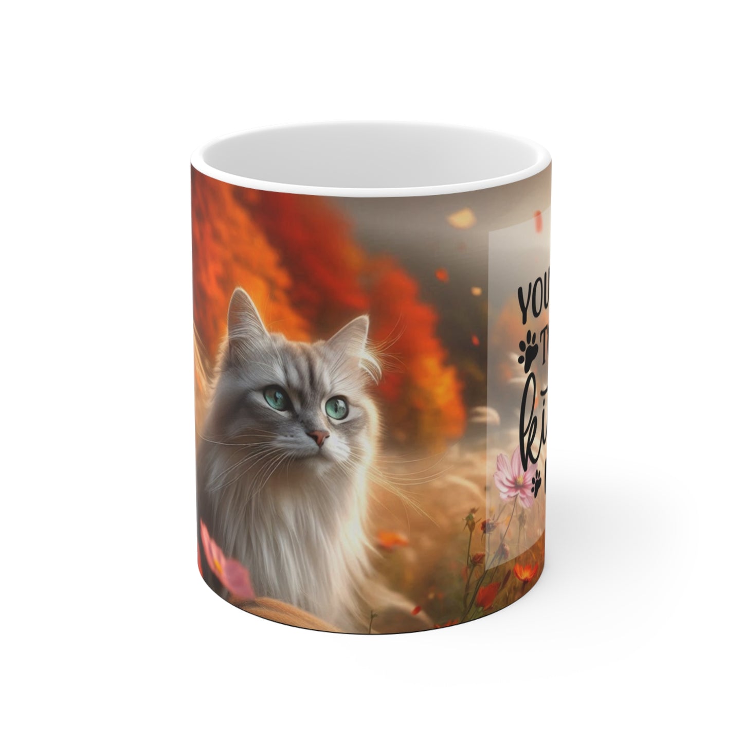 Mug 11oz, Taza de Gatos para Amantes del Café, Mug de Gatos Adorable, Taza Gato Divertido – Cerámica Blanca, Ideal para Café, Té o Chocolate"