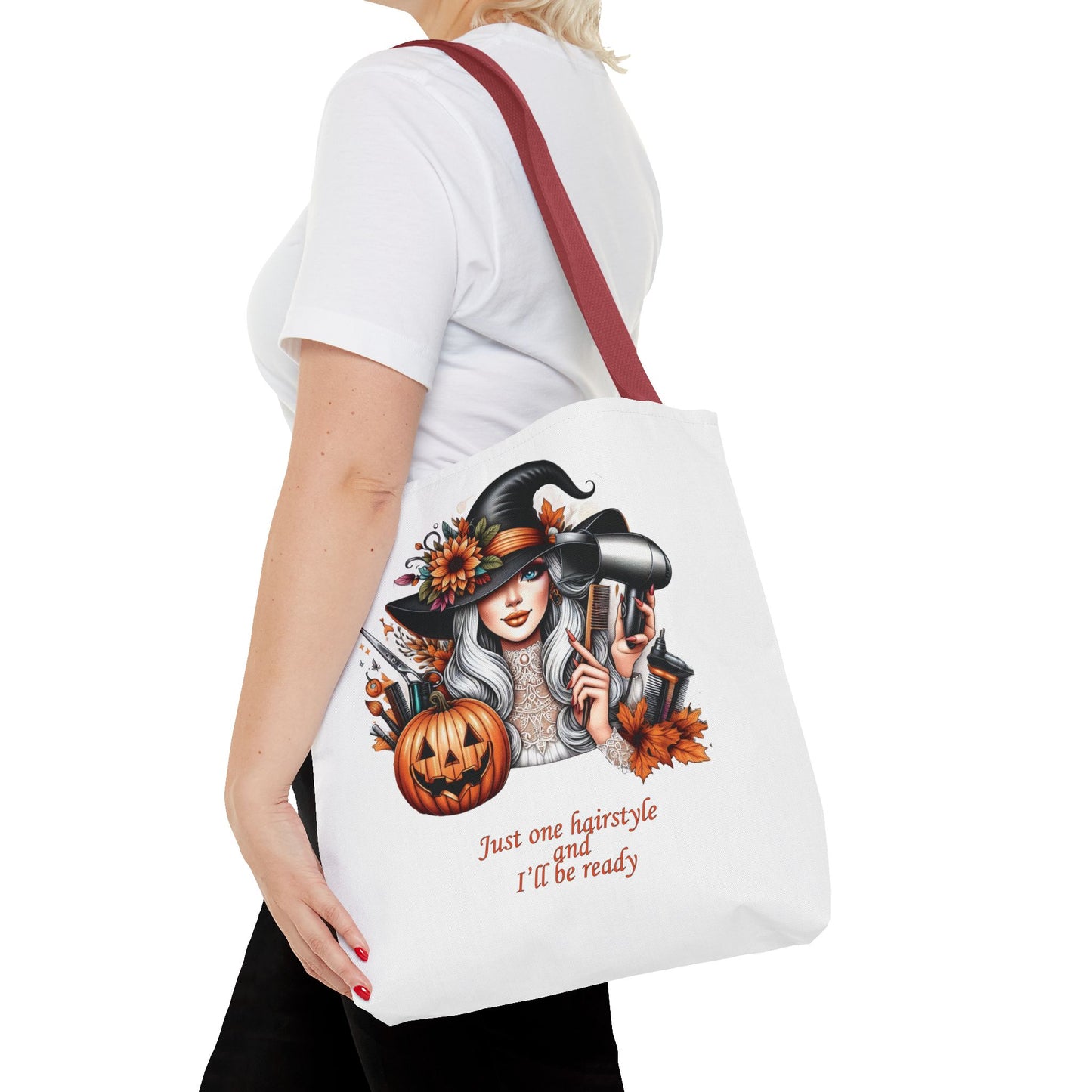 "Just one hairstyle" - Lover Tote Bag, Gift, For him and her, Lovers, Halloween