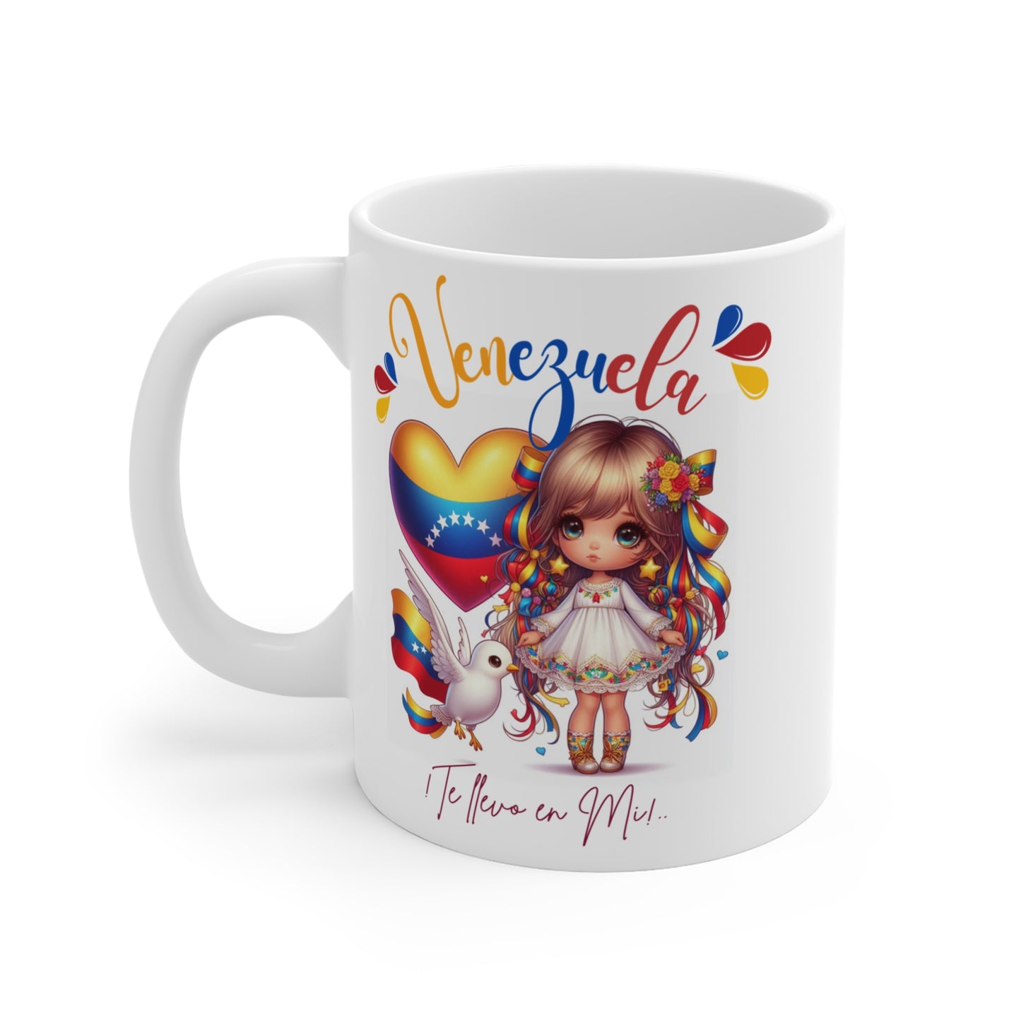 Ceramic Mugs (11oz\15oz\20oz), Ceramic Mugs (11oz\15oz\20oz), para las personas amantes de Venezuela o para los venezolanos migrantes de su pais, con banderas de Venezuela