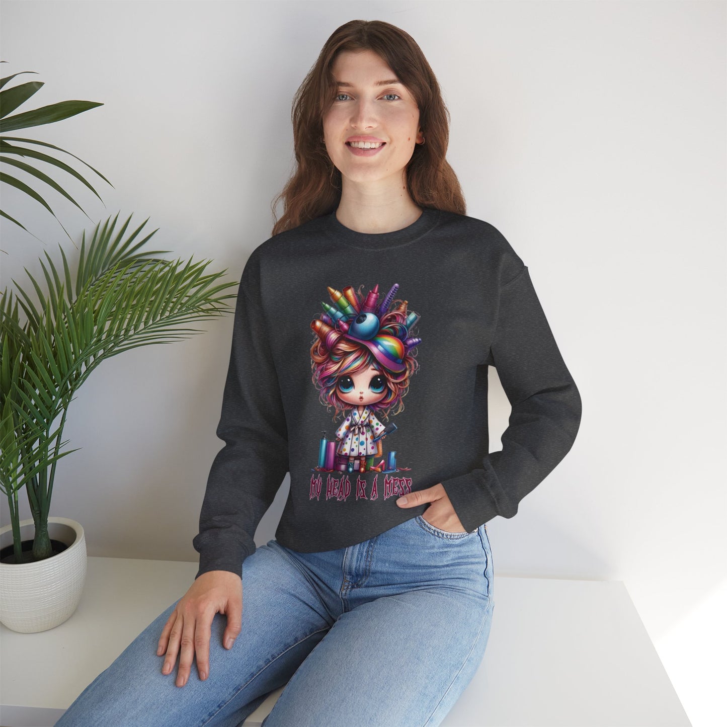 "Sweatshirt Estilista Halloween" - Unisex Heavy Blend™ Crewneck Sweatshirt