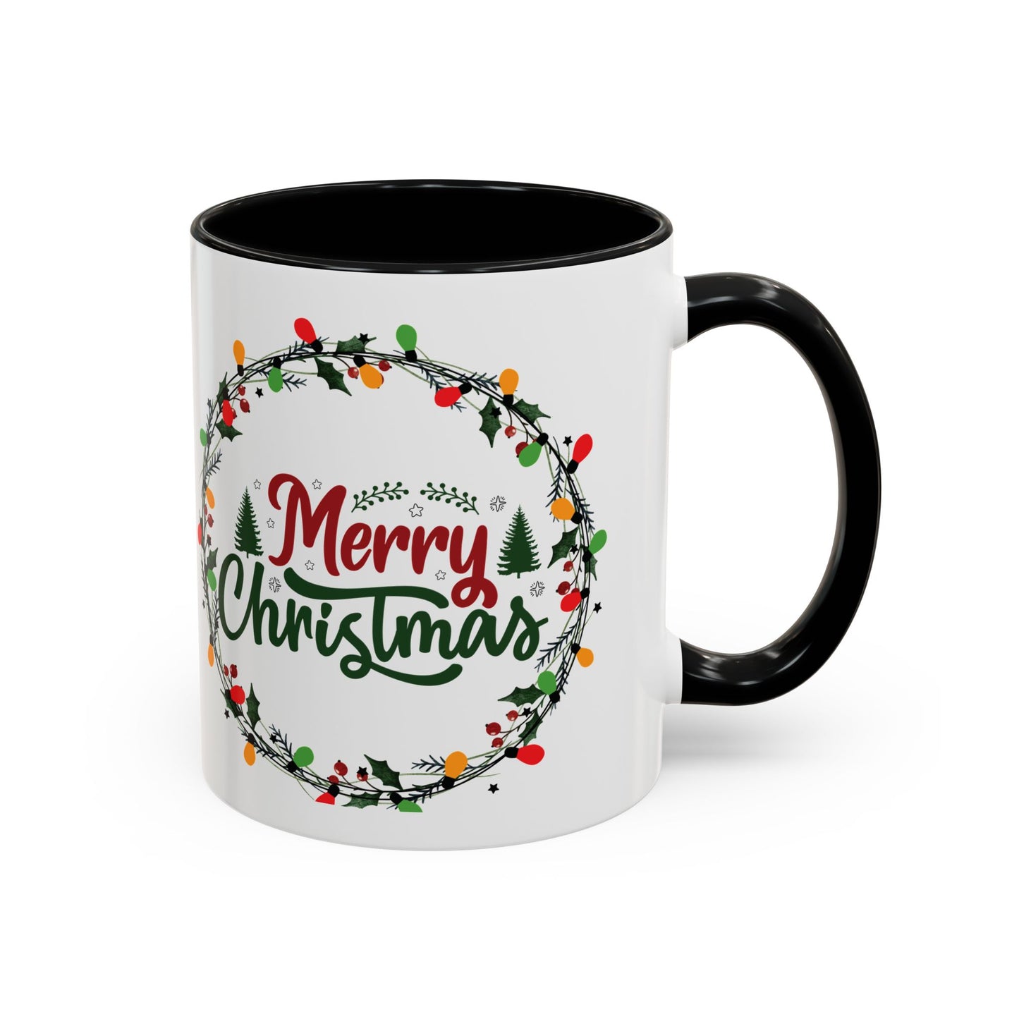 Mug, Merry Christmas Accent Coffee Mug (11, 15oz)