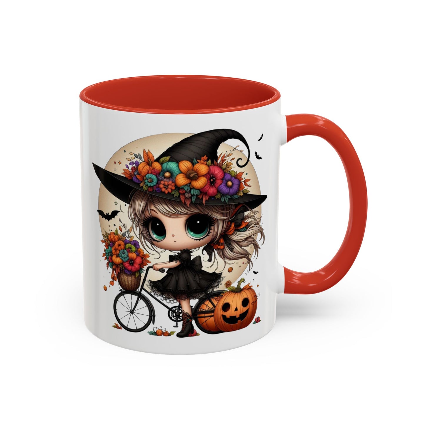 Mug Halloween Decorated with Positive Message