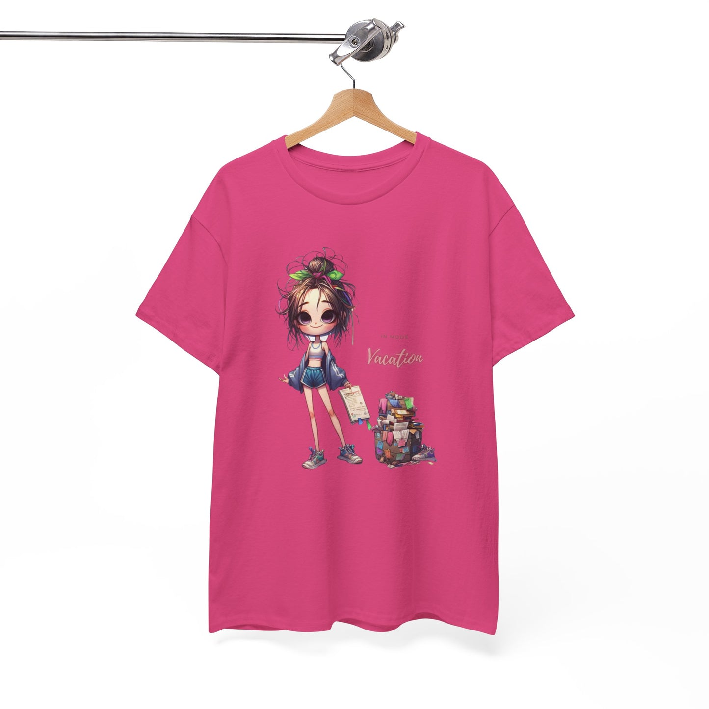 "En modo vacaciones" - Unisex Heavy Cotton Tee, Sporty, Casual, Gift, For Her, Camiseta de Vacaciones,