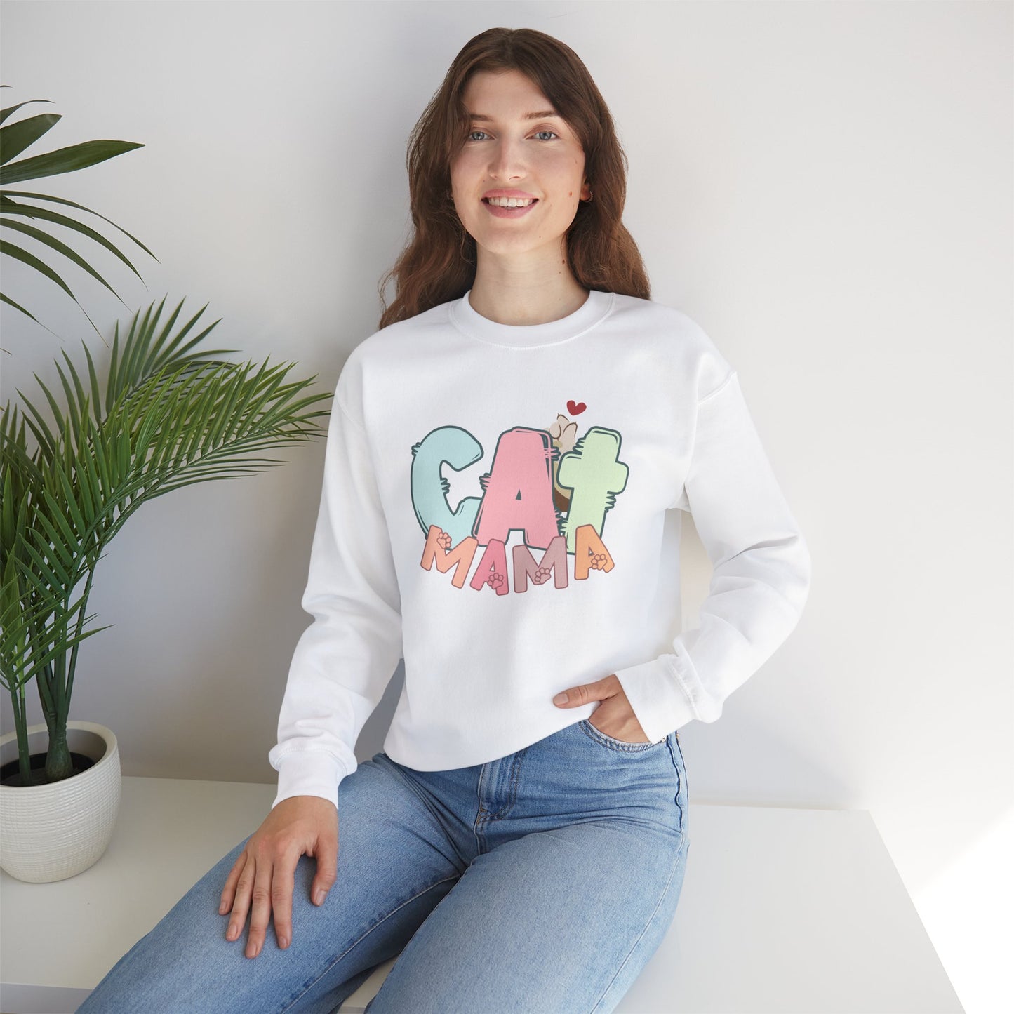 Mama Unisex Heavy Blend™ Crewneck Sweatshirt - Para Mama Design