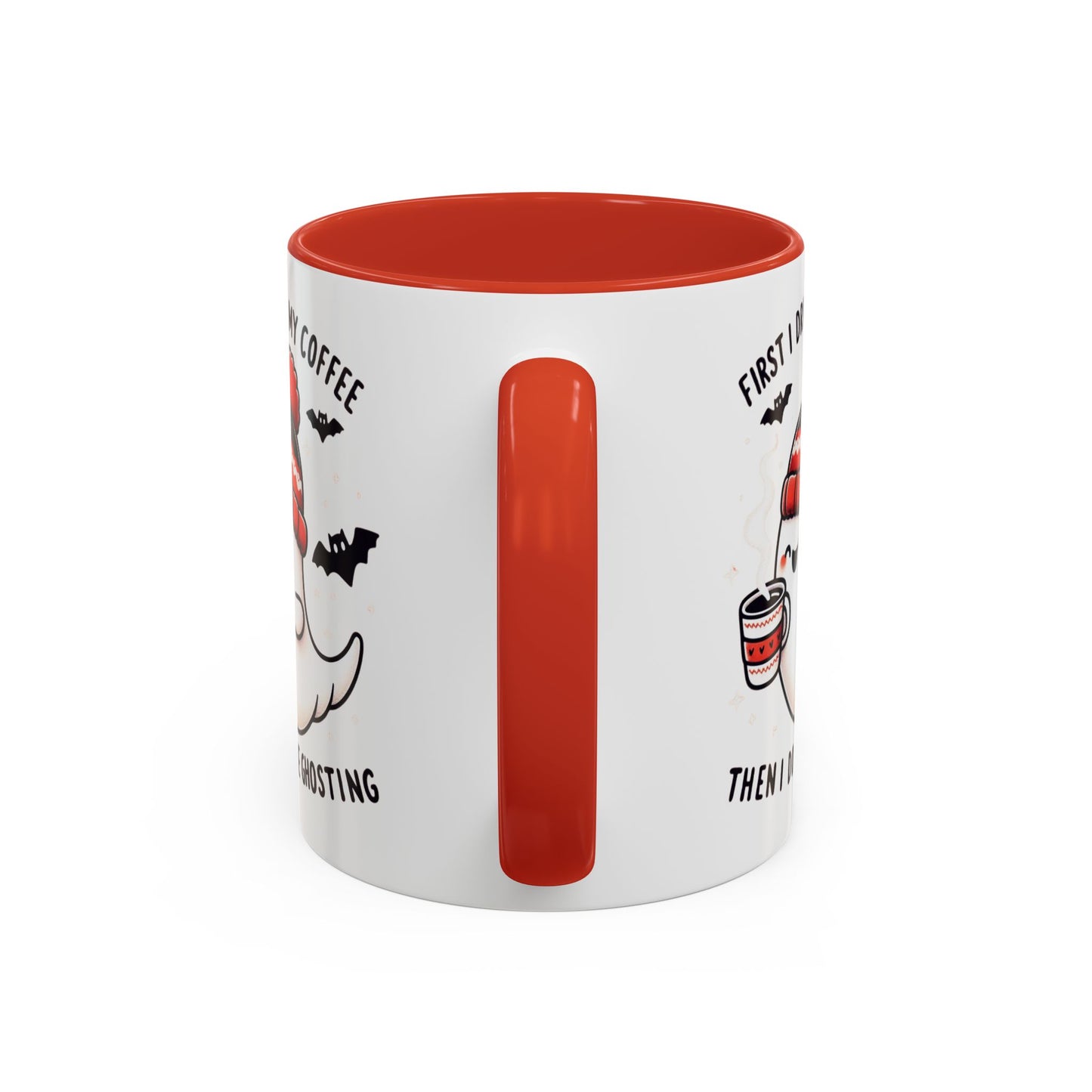 Halloween Ghost Cat Coffee Mug