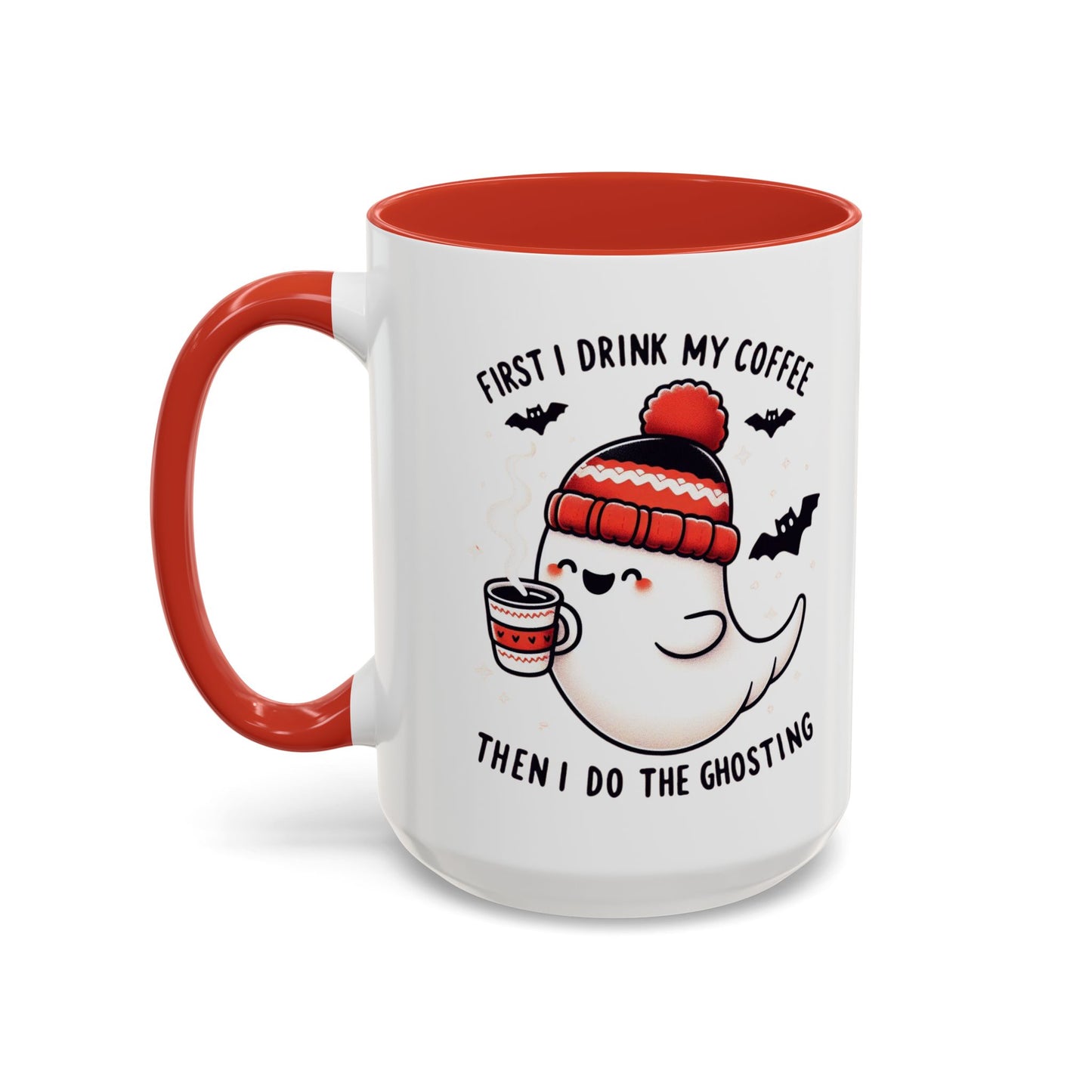 Halloween Ghost Cat Coffee Mug