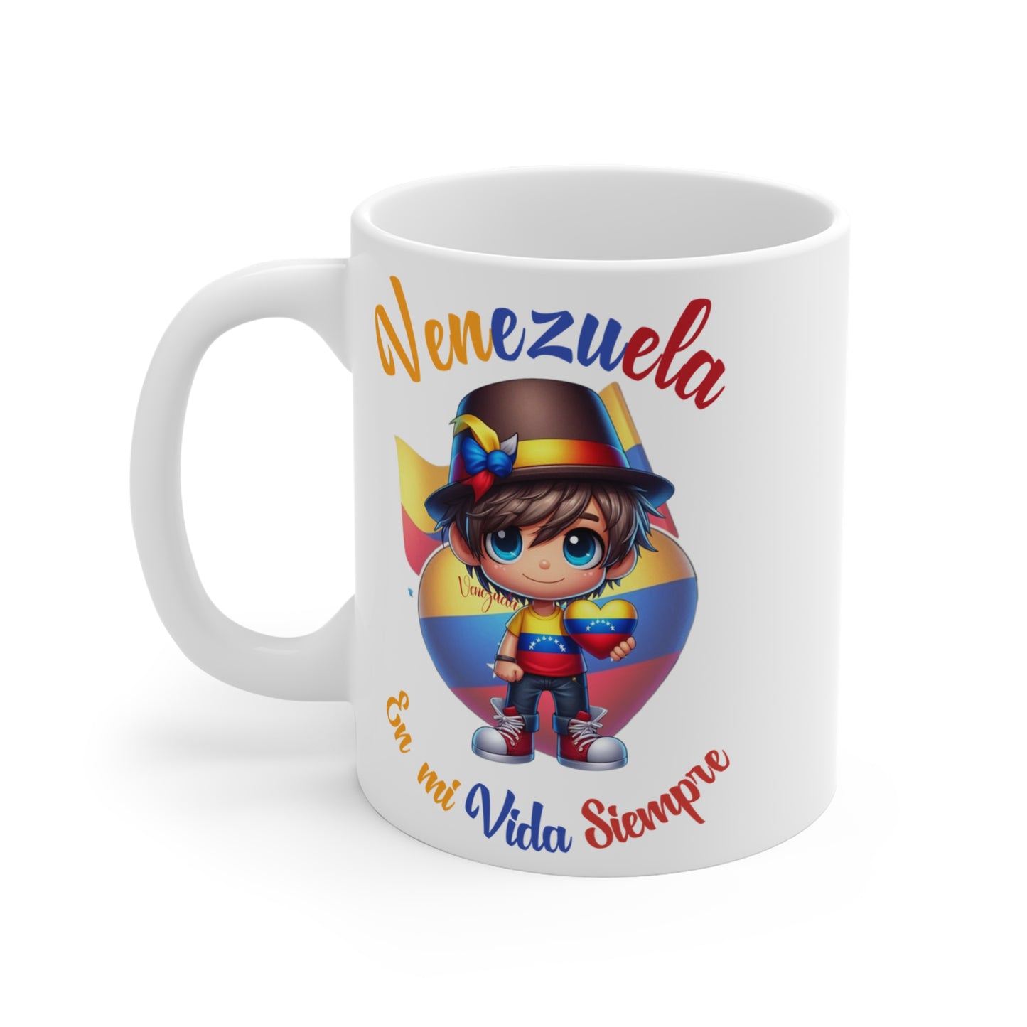 Ceramic Mugs (11oz\15oz\20oz), Ceramic Mugs (11oz\15oz\20oz), para las personas amantes de Venezuela o para los venezolanos migrantes de su pais, con banderas de Venezuela