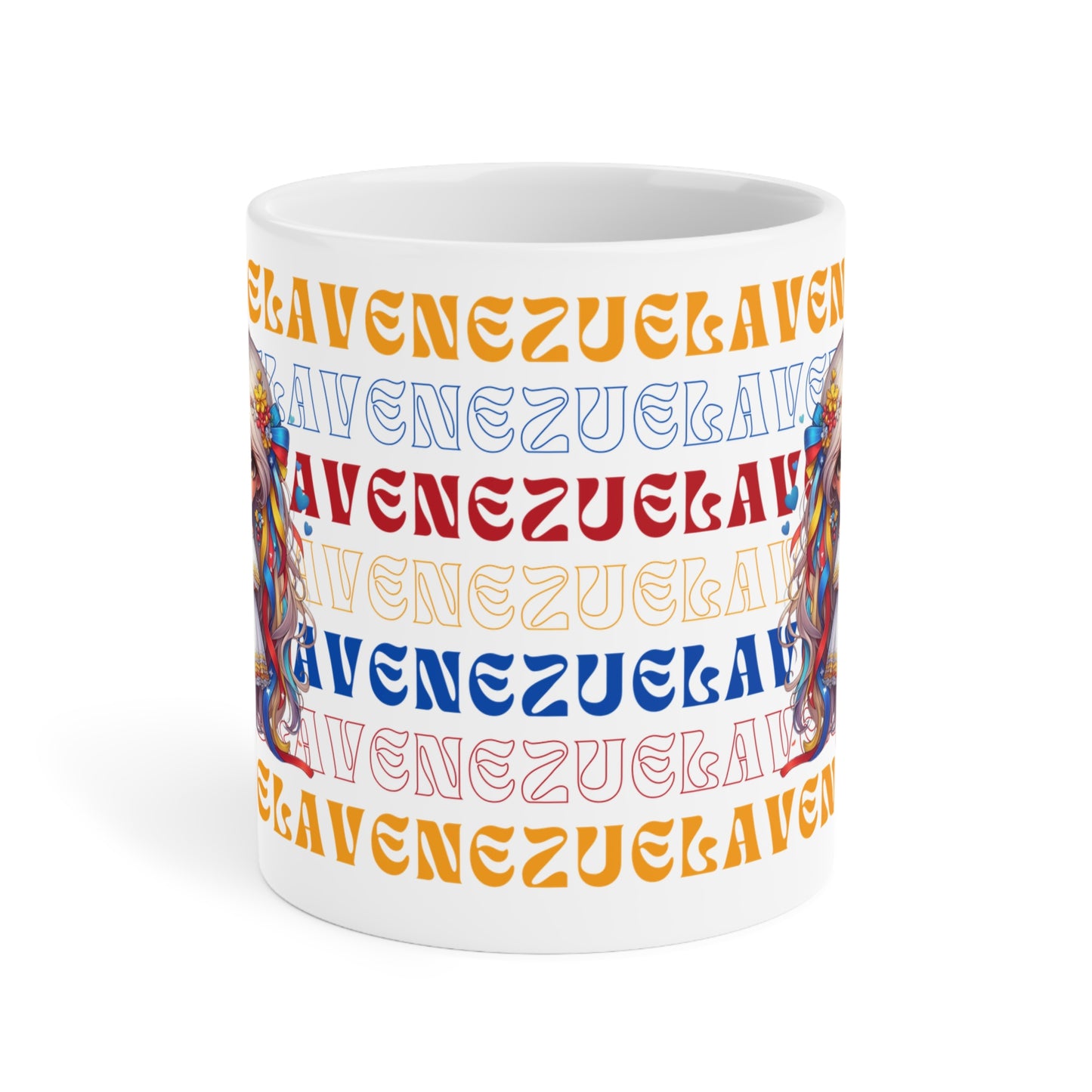 Ceramic Mugs (11oz\15oz\20oz), Ceramic Mugs (11oz\15oz\20oz), para las personas amantes de Venezuela o para los venezolanos migrantes de su pais, con banderas de Venezuela