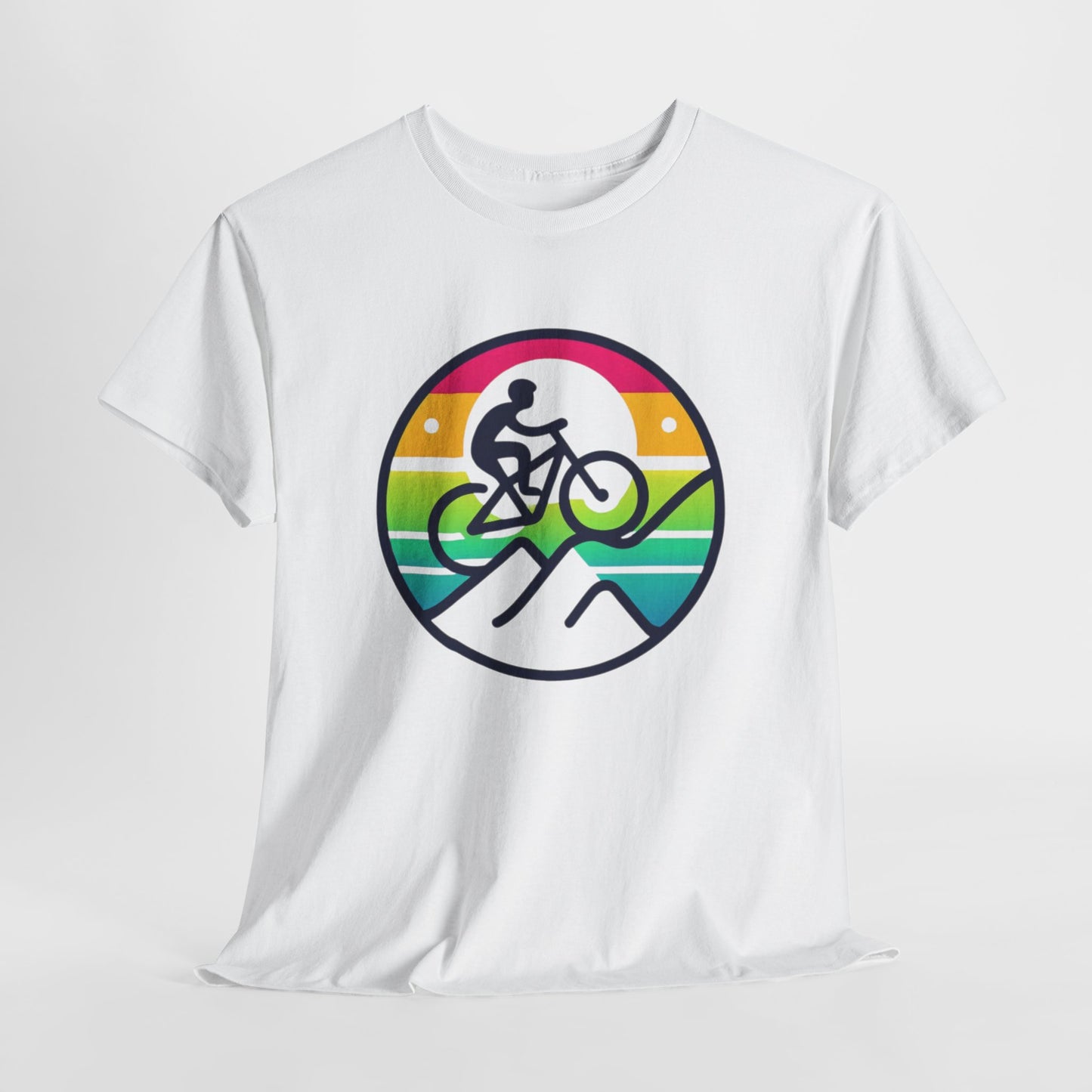 Unisex Heavy Cotton Tee, para amantes del ciclismo, amantes de bicicletas, ropa de ciclismo, camisetas de ciclismo de montaña, ropa de ciclismo, amantes de la bicicleta