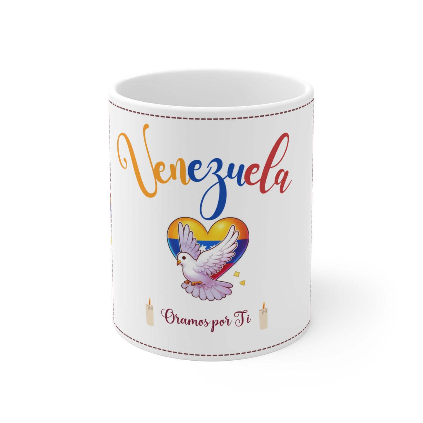 Ceramic Mugs (11oz\15oz\20oz), Ceramic Mugs (11oz\15oz\20oz), para las personas amantes de Venezuela o para los venezolanos migrantes de su pais, con banderas de Venezuela