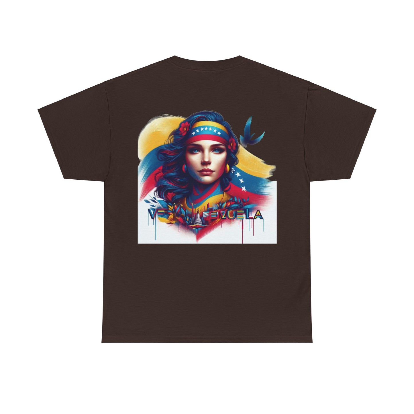 Unisex Heavy Cotton Tee, Colección Camisetas Venezuela Unisex – Serie Adultos, Camiseta Orgullo Venezolano – Retro y Clásica, edicion especial Venezuela