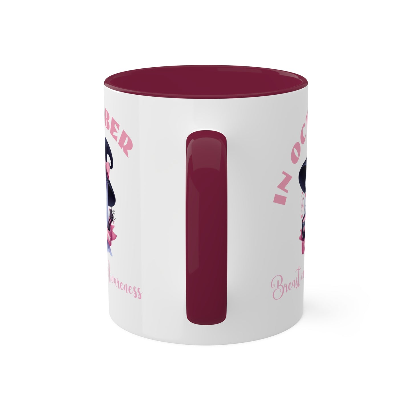 Colorful Mugs, 11oz, Breast Cancer Awareness Mugs - Inspirational Quotes and Designs