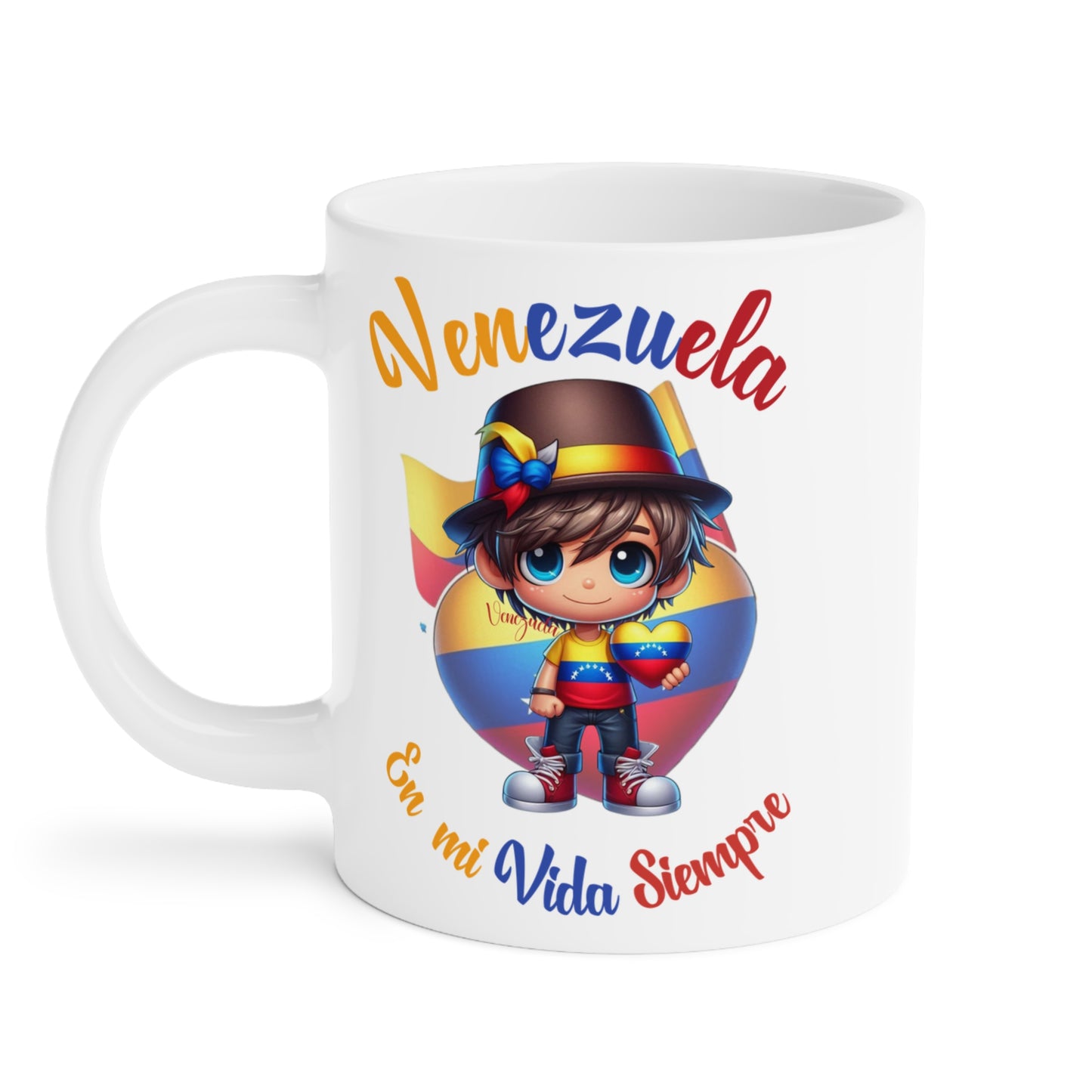 Ceramic Mugs (11oz\15oz\20oz), Ceramic Mugs (11oz\15oz\20oz), para las personas amantes de Venezuela o para los venezolanos migrantes de su pais, con banderas de Venezuela