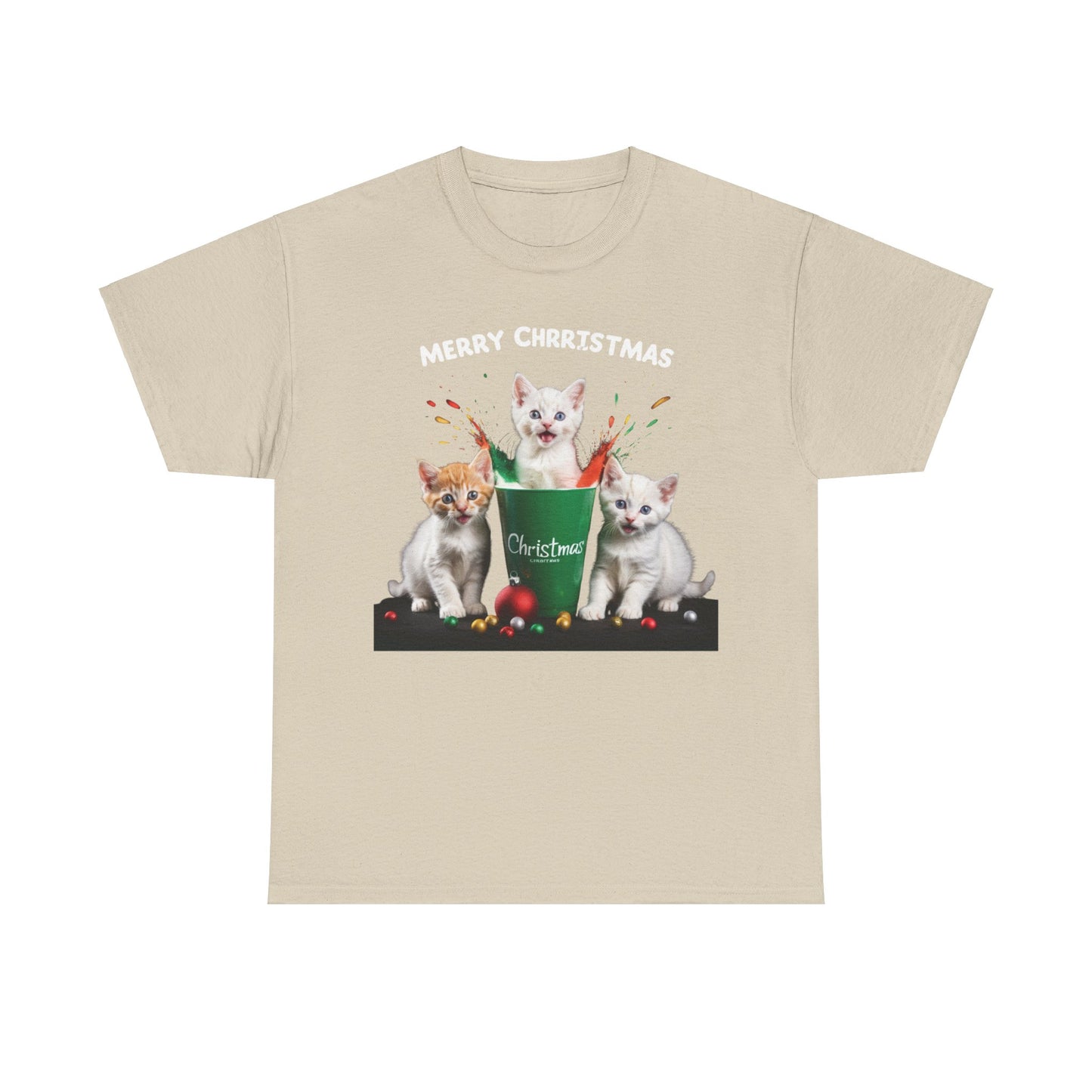 Gato Navidad Tee