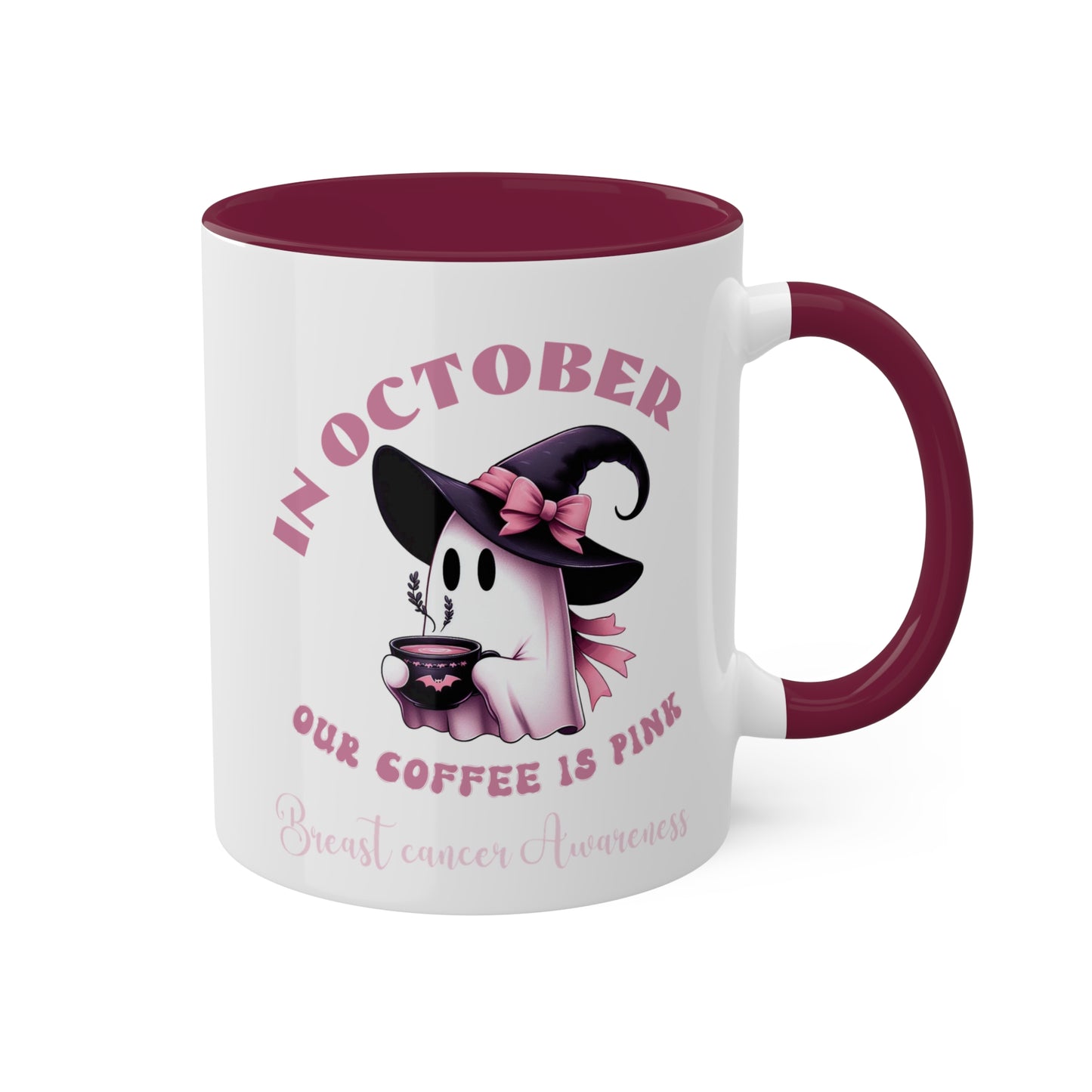 Colorful Mugs, 11oz, Breast Cancer Awareness Mugs - Inspirational Quotes and Designs