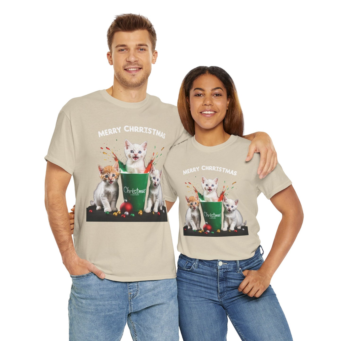 Gato Navidad Tee