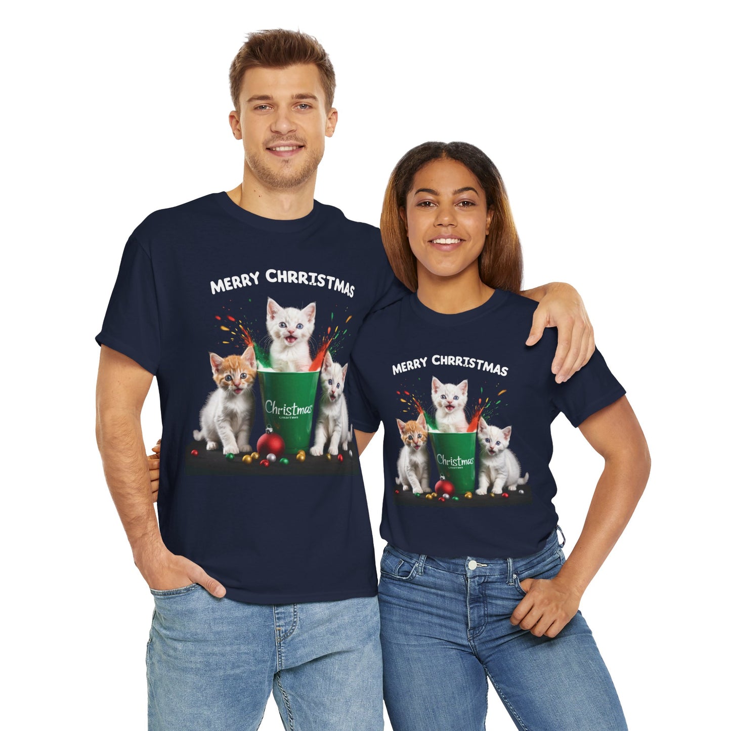 Gato Navidad Tee