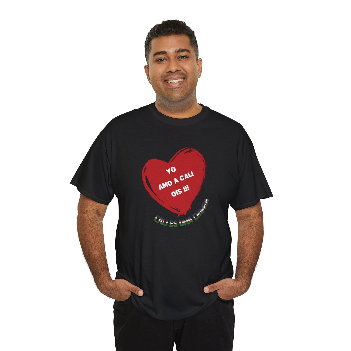 Colonia Caleña Unisex Zone Performance T-shirt, 'Yo amo a Cali ois !!!', regalo casual, Colombian Pride Shirt, Cali Souvenir Gift, Latinx