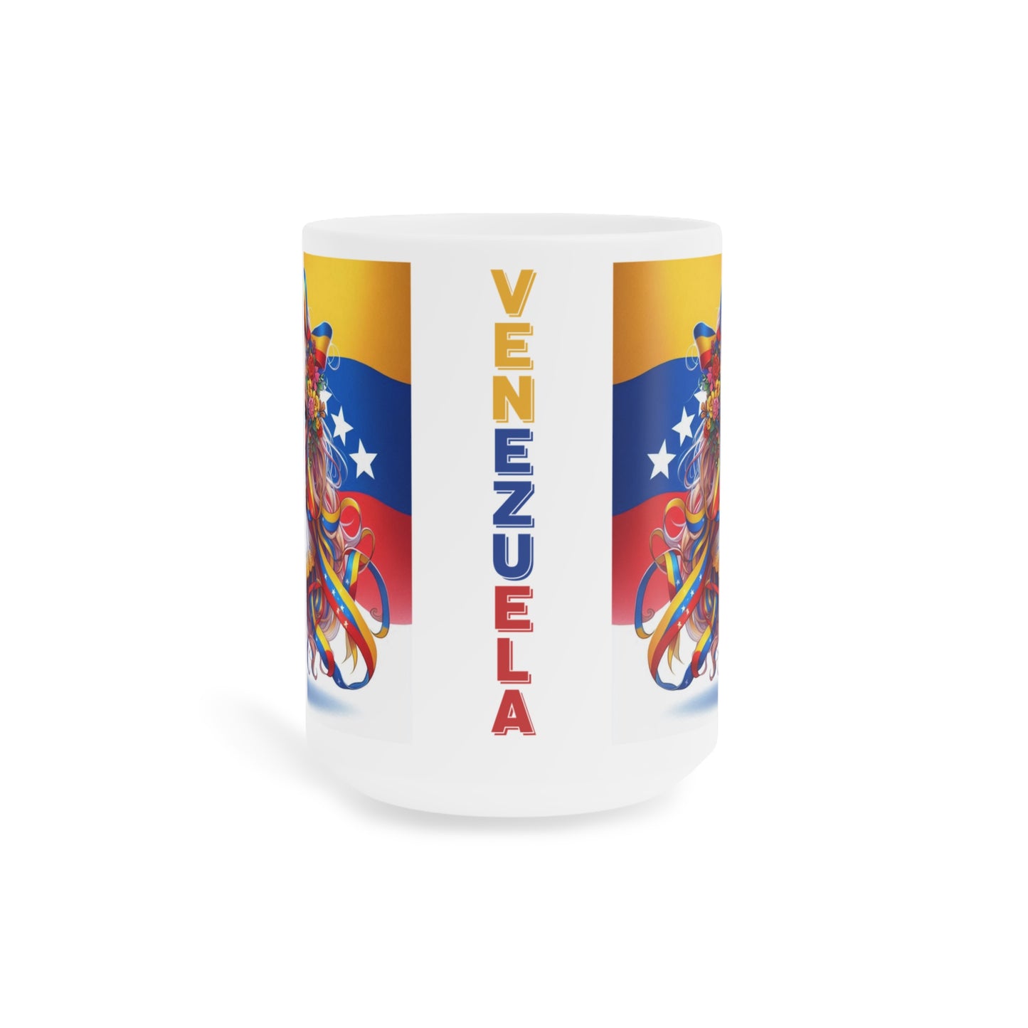 Ceramic Mugs (11oz\15oz\20oz), Ceramic Mugs (11oz\15oz\20oz), para las personas amantes de Venezuela o para los venezolanos migrantes de su pais, con banderas de Venezuela