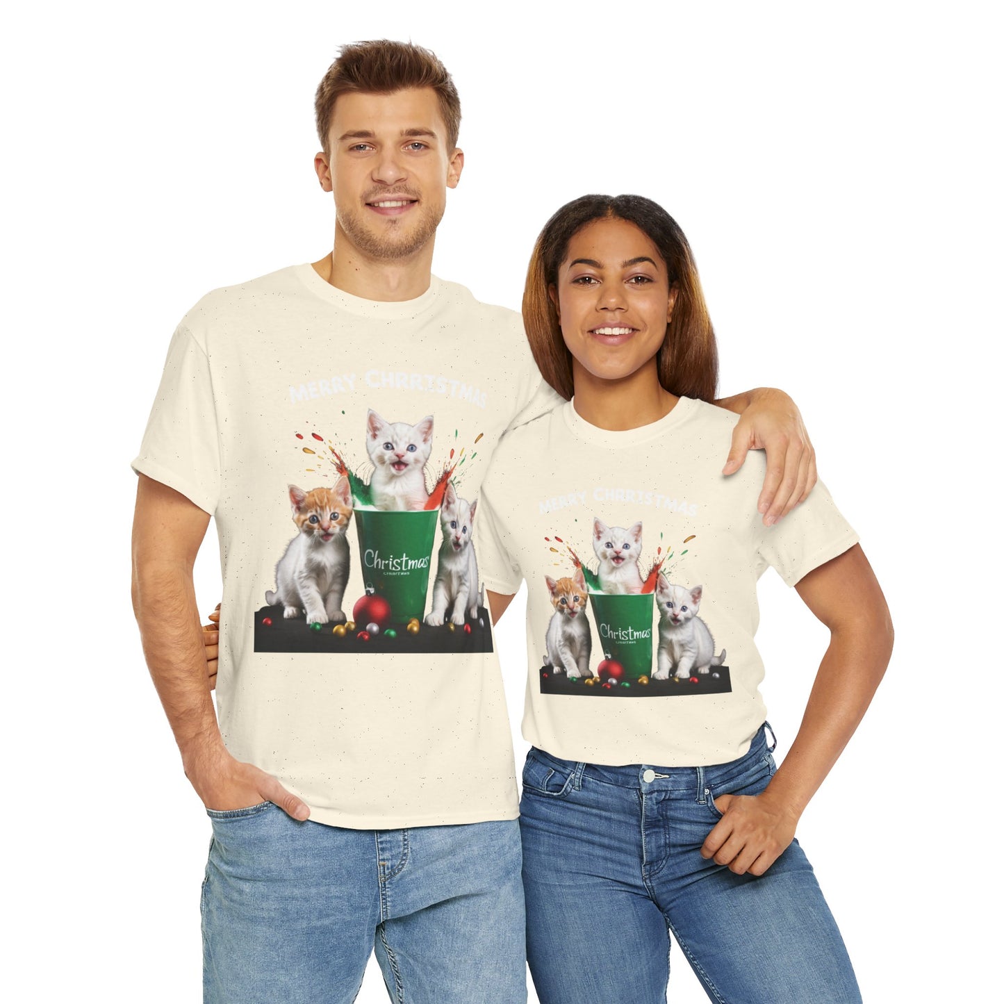 Gato Navidad Tee