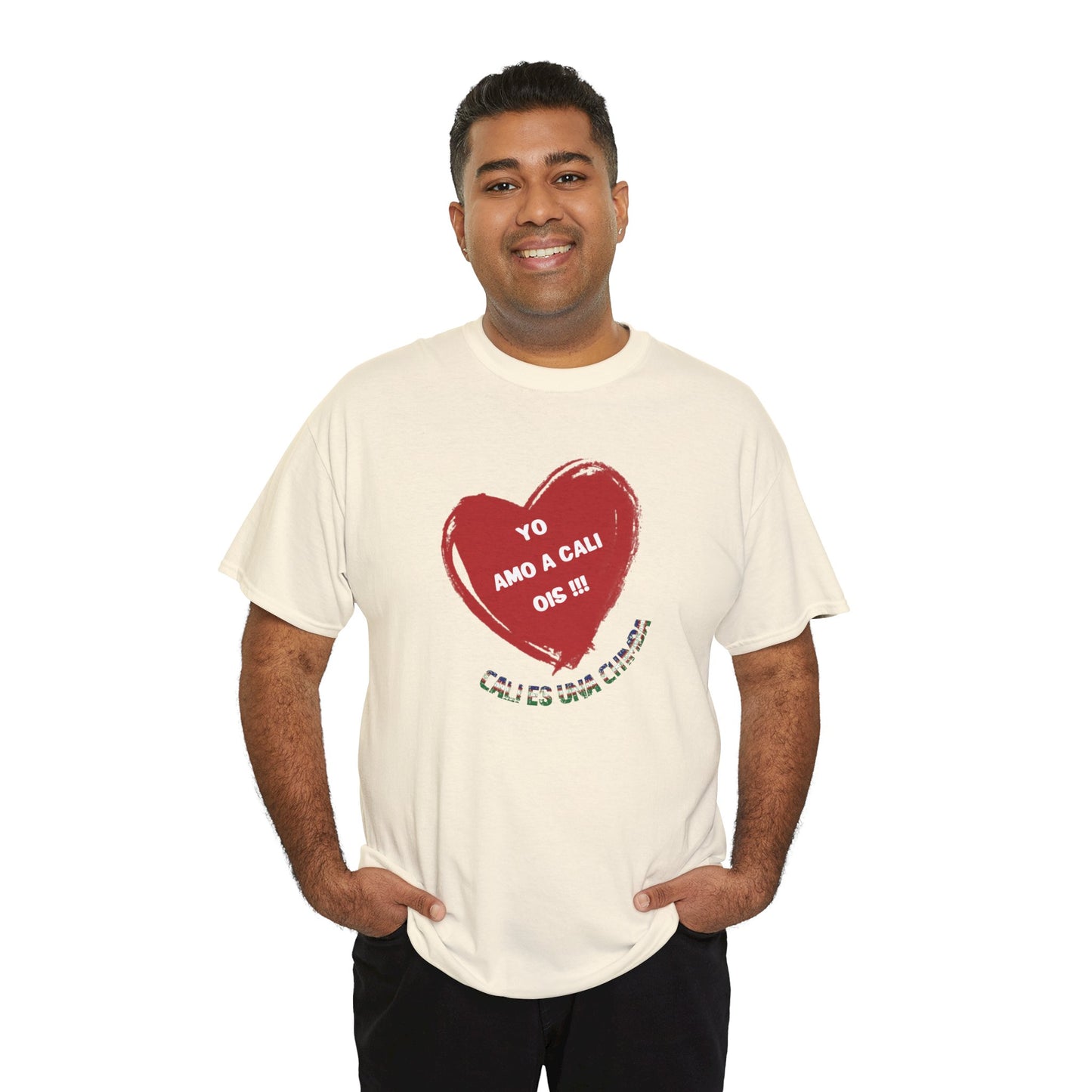 Colonia Caleña Unisex Zone Performance T-shirt, 'Yo amo a Cali ois !!!', regalo casual, Colombian Pride Shirt, Cali Souvenir Gift, Latinx