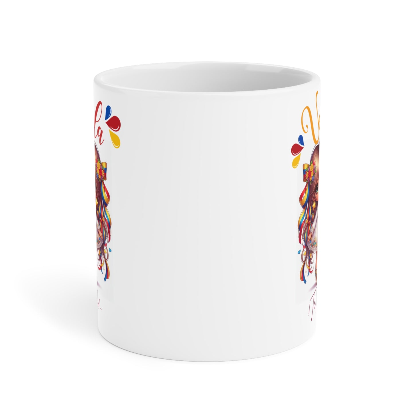 Ceramic Mugs (11oz\15oz\20oz), Ceramic Mugs (11oz\15oz\20oz), para las personas amantes de Venezuela o para los venezolanos migrantes de su pais, con banderas de Venezuela