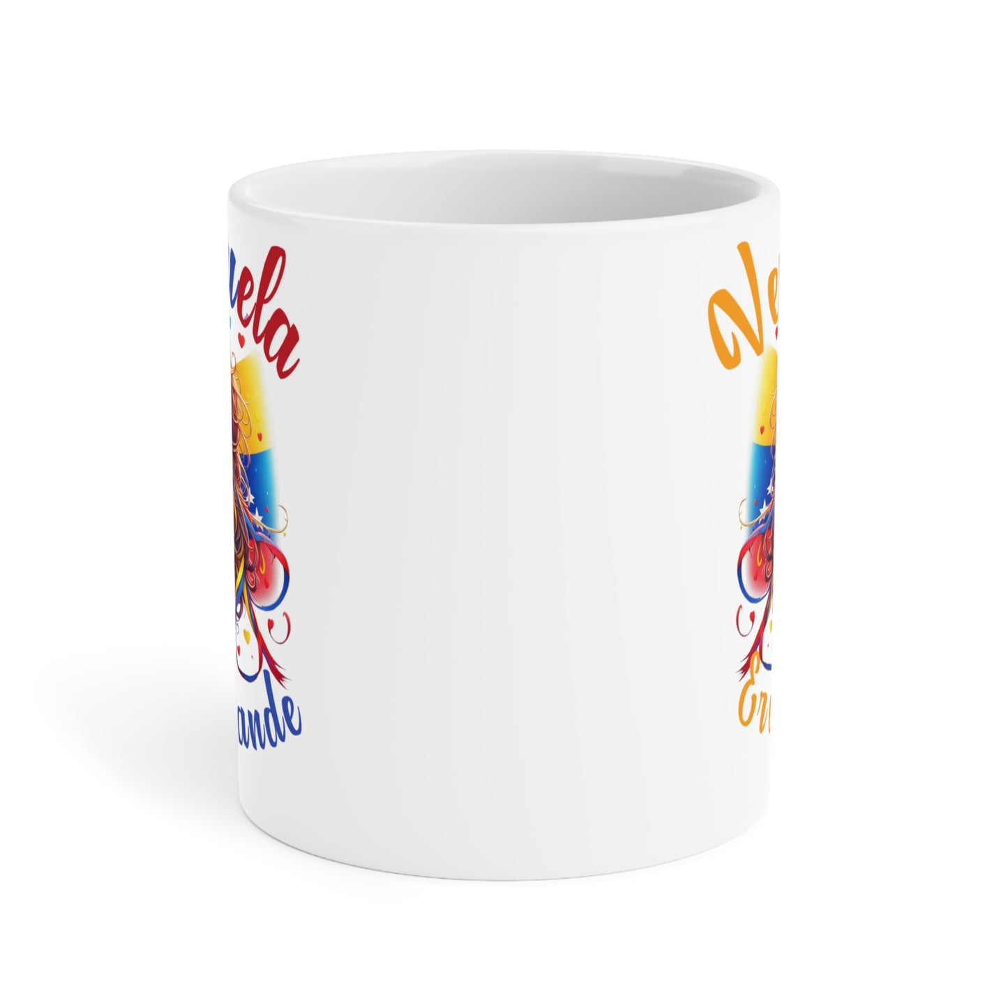 Ceramic Mugs (11oz\15oz\20oz), Ceramic Mugs (11oz\15oz\20oz), para las personas amantes de Venezuela o para los venezolanos migrantes de su pais, con banderas de Venezuela