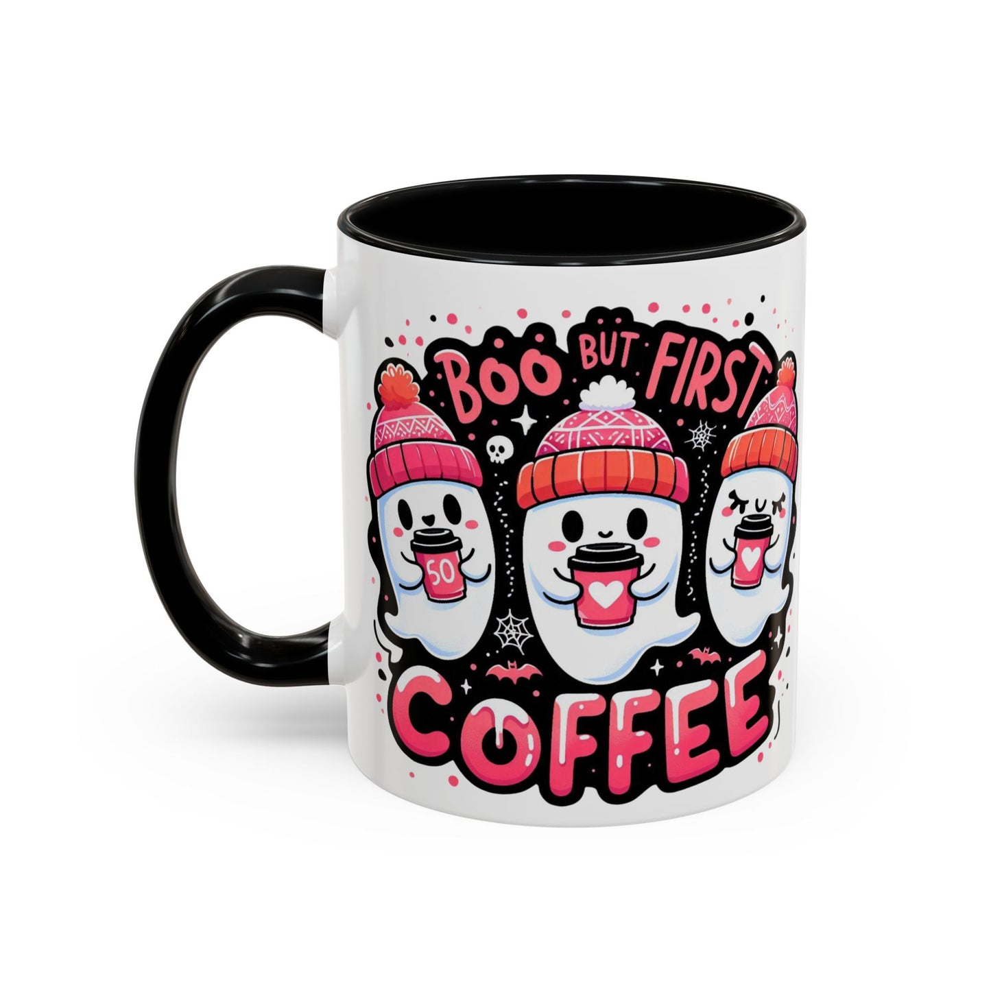 Halloween Ghost Cat Coffee Mug