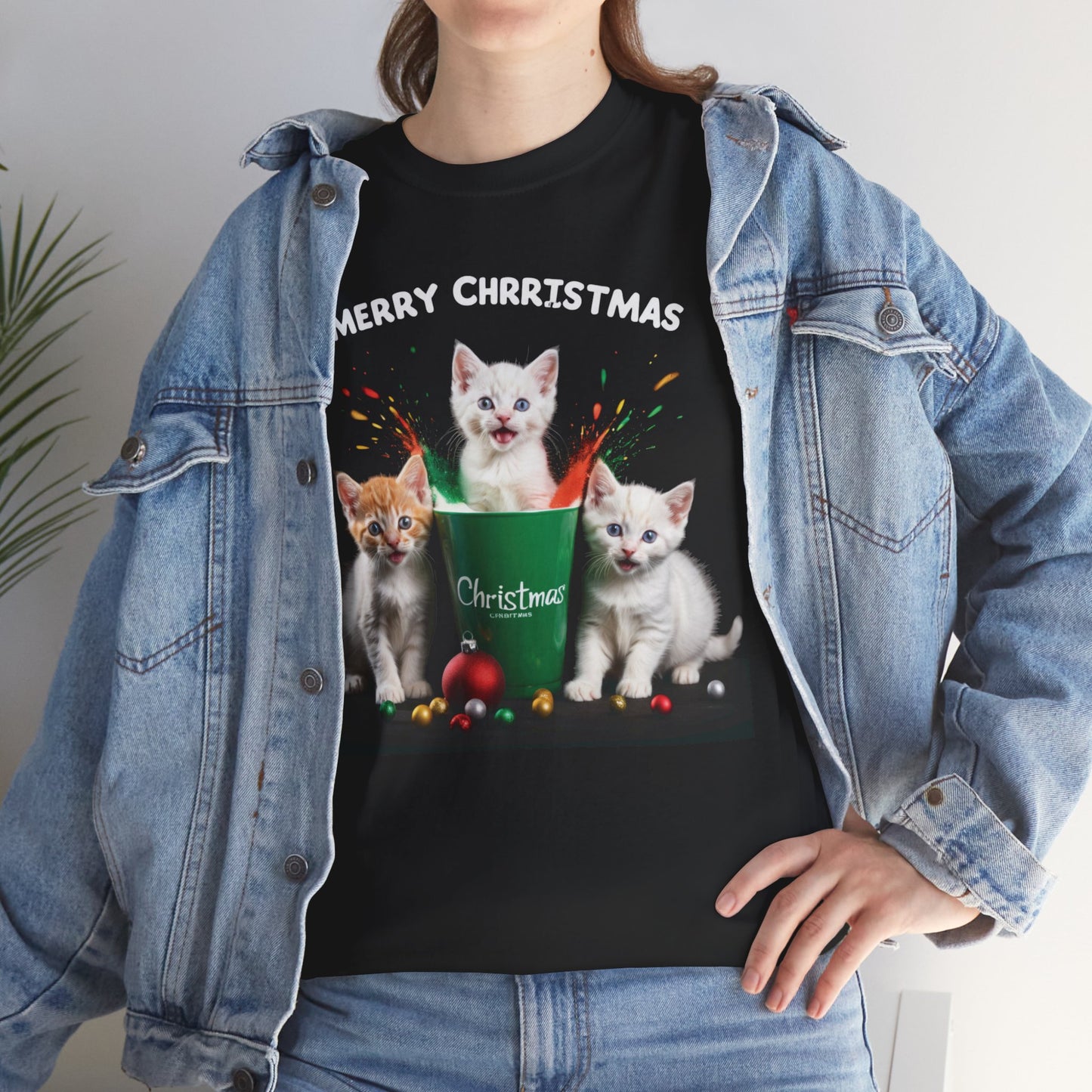 Gato Navidad Tee