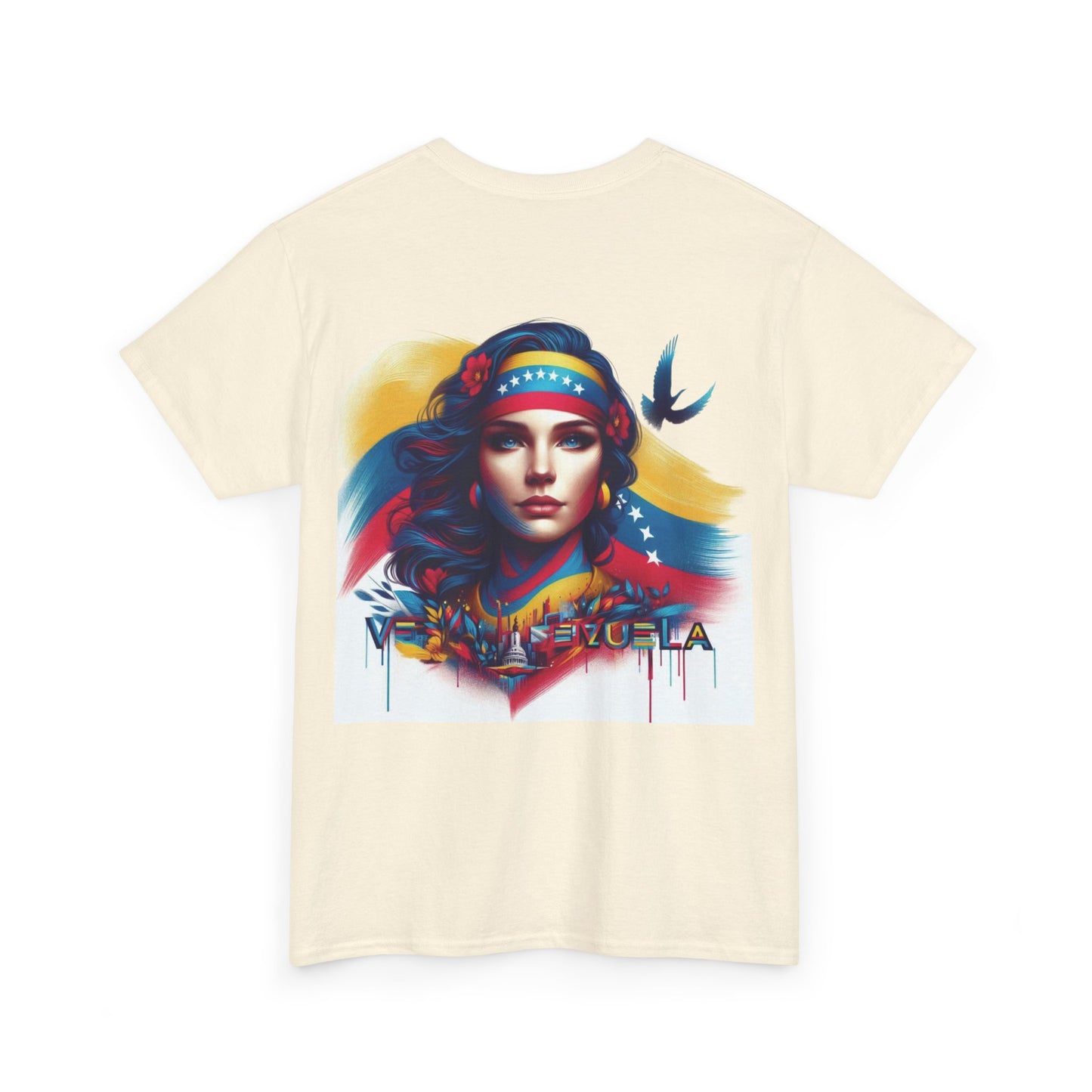 Unisex Heavy Cotton Tee, Colección Camisetas Venezuela Unisex – Serie Adultos, Camiseta Orgullo Venezolano – Retro y Clásica, edicion especial Venezuela