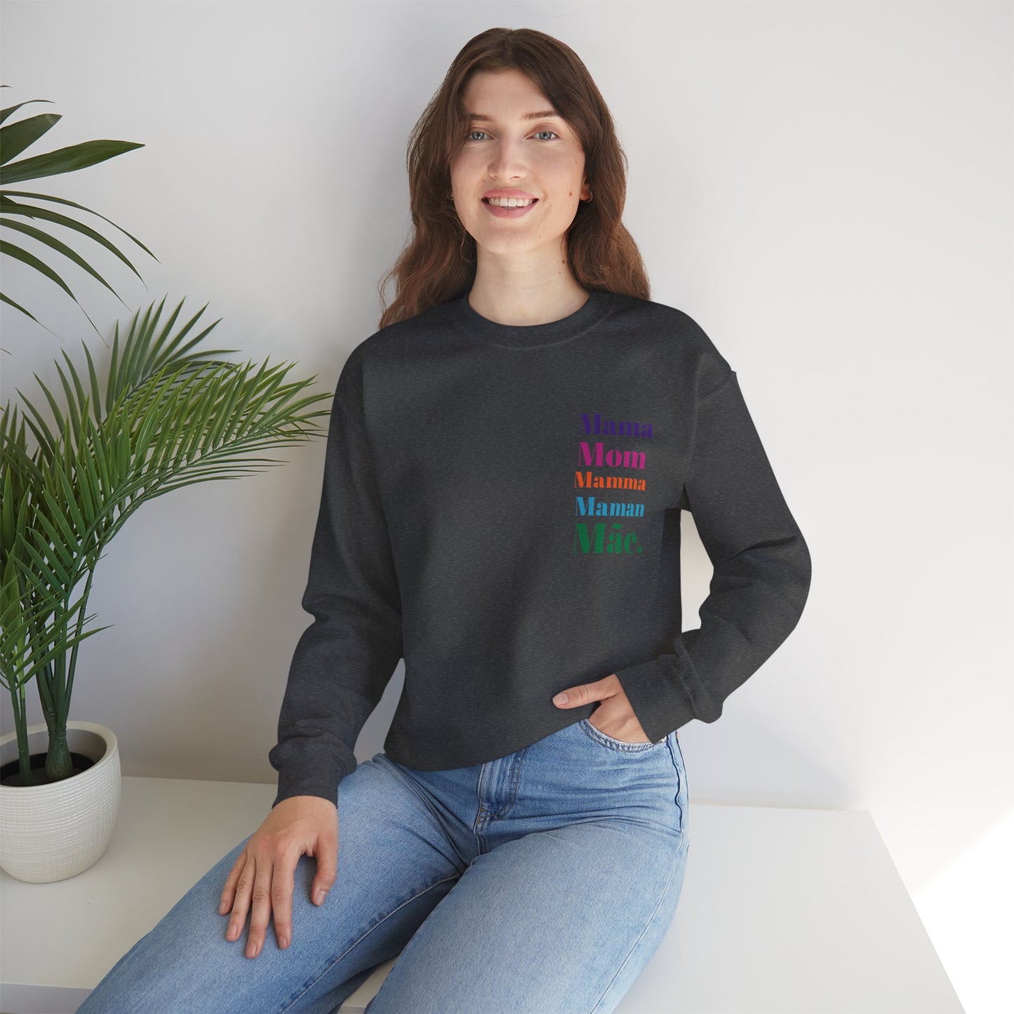 Mama Unisex Heavy Blend™ Crewneck Sweatshirt - Para Mama Design