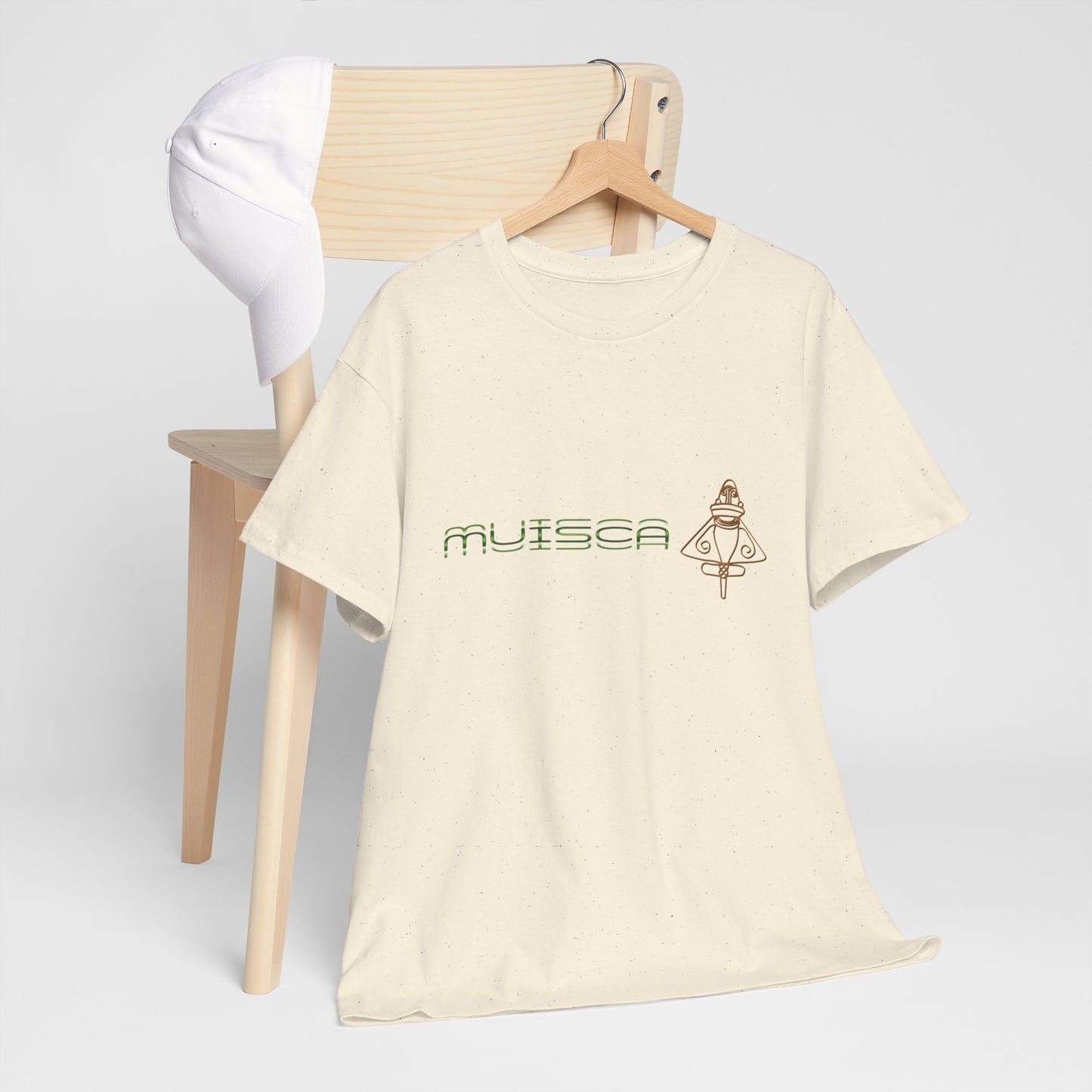 "CULTURA MUISCA" - Unisex Heavy Cotton Tee, Sporty, Casual, Gift, For Him or Her.