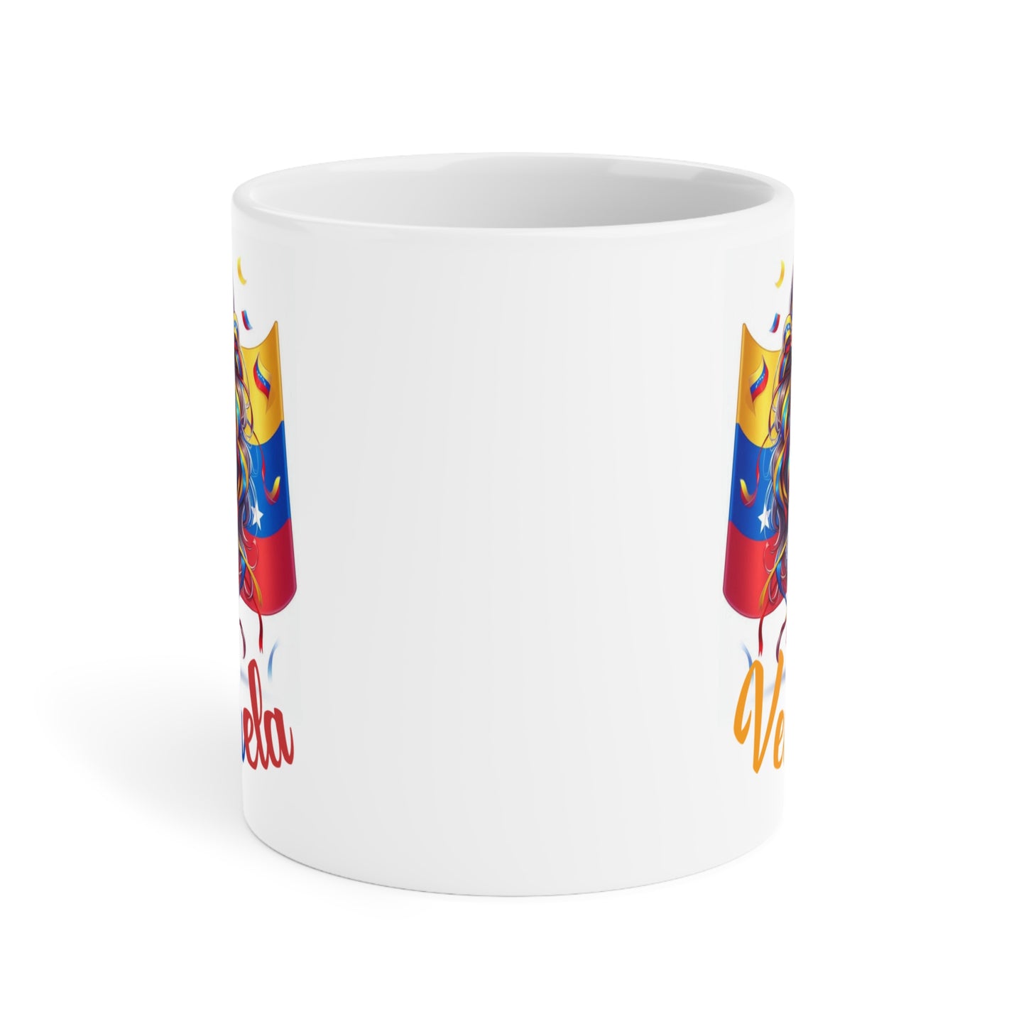 Ceramic Mugs (11oz\15oz\20oz), Ceramic Mugs (11oz\15oz\20oz), para las personas amantes de Venezuela o para los venezolanos migrantes de su pais, con banderas de Venezuela