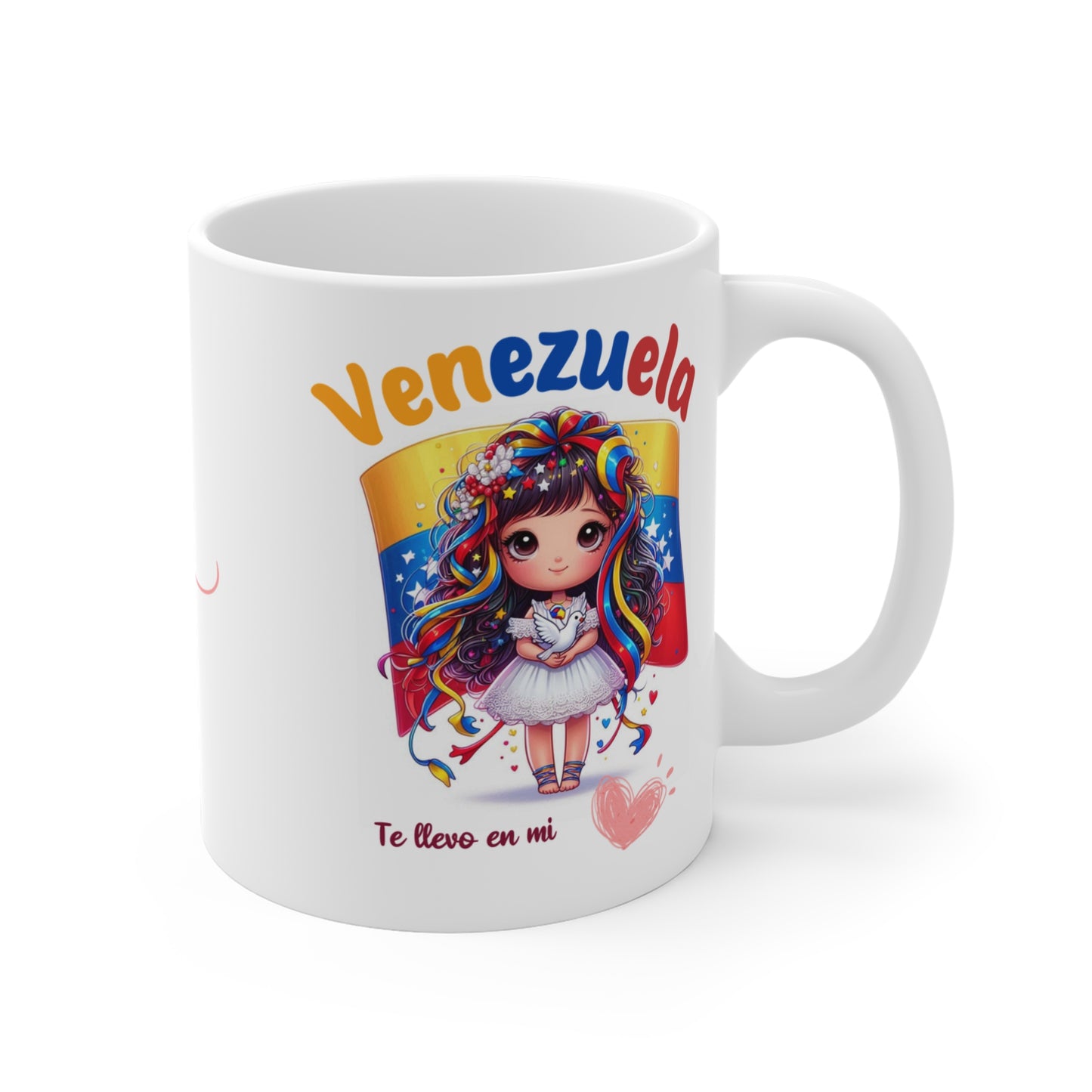 Ceramic Mugs (11oz\15oz\20oz), Ceramic Mugs (11oz\15oz\20oz), para las personas amantes de Venezuela o para los venezolanos migrantes de su pais, con banderas de Venezuela