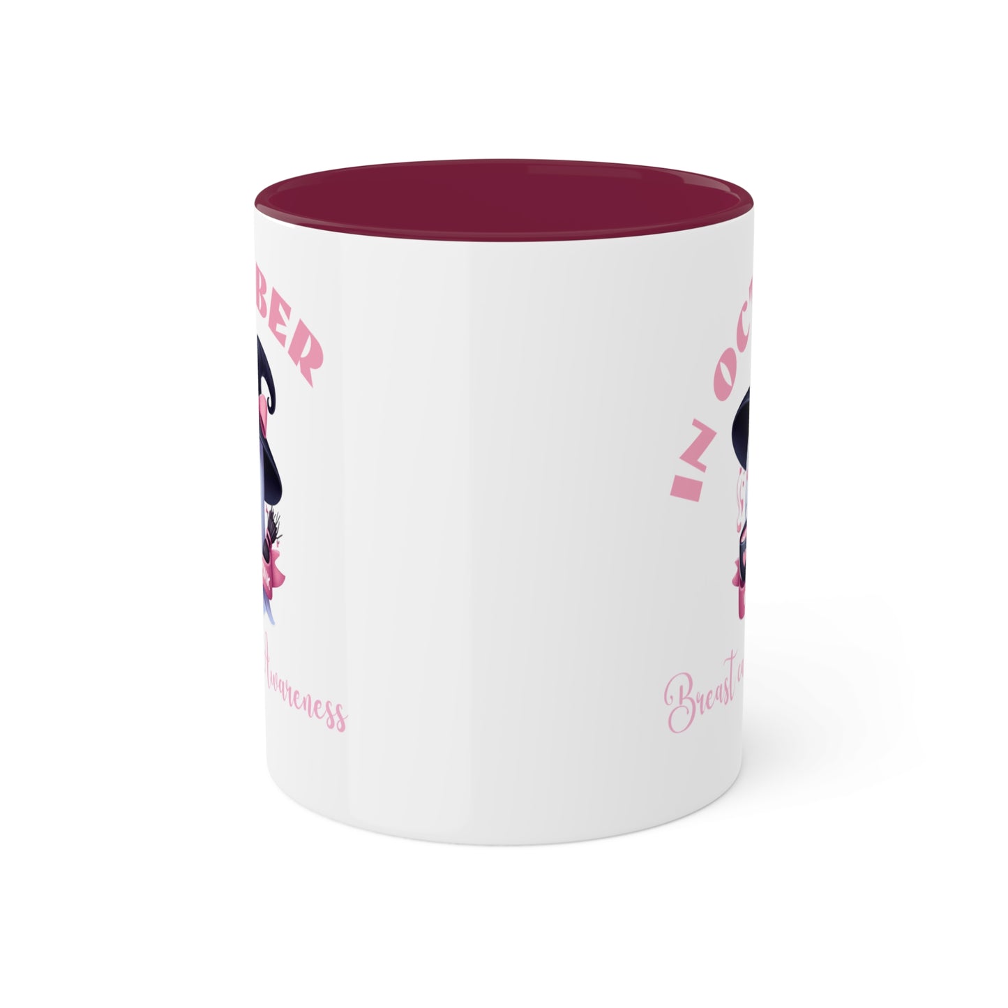 Colorful Mugs, 11oz, Breast Cancer Awareness Mugs - Inspirational Quotes and Designs