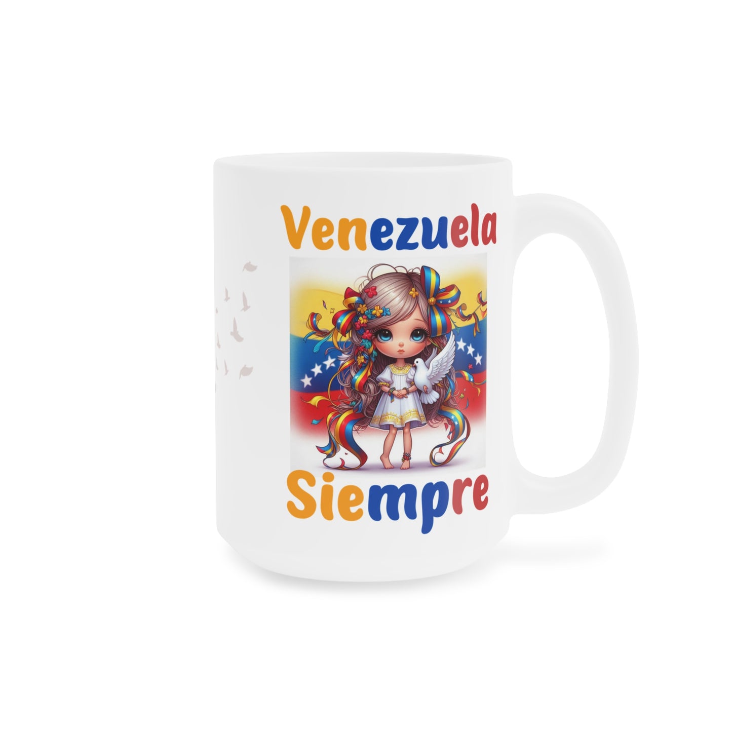 Ceramic Mugs (11oz\15oz\20oz), Ceramic Mugs (11oz\15oz\20oz), para las personas amantes de Venezuela o para los venezolanos migrantes de su pais, con banderas de Venezuela