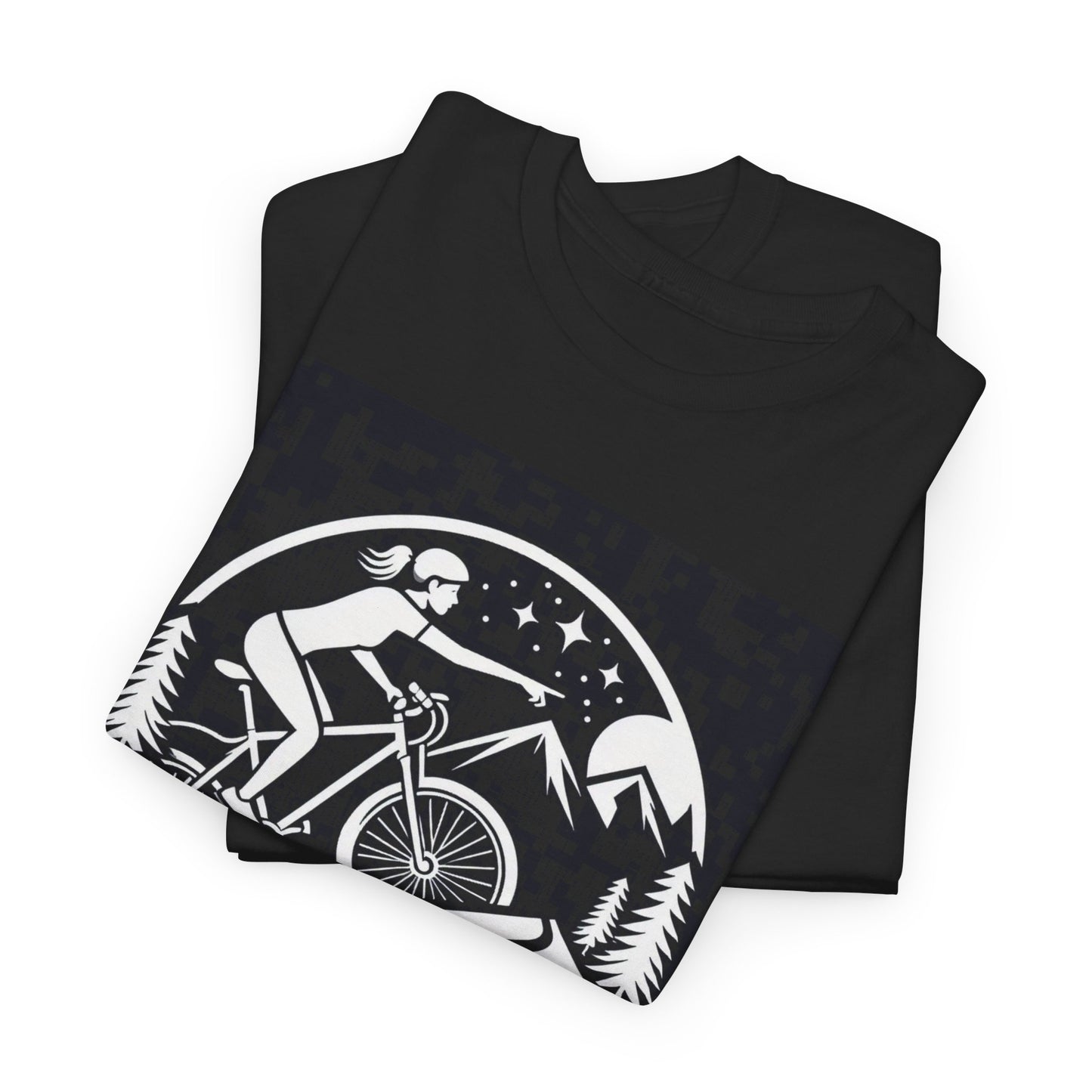 Unisex Heavy Cotton Tee, para amantes del ciclismo, amantes de bicicletas, ropa de ciclismo, camisetas de ciclismo de montaña, ropa de ciclismo, amantes de la bicicleta