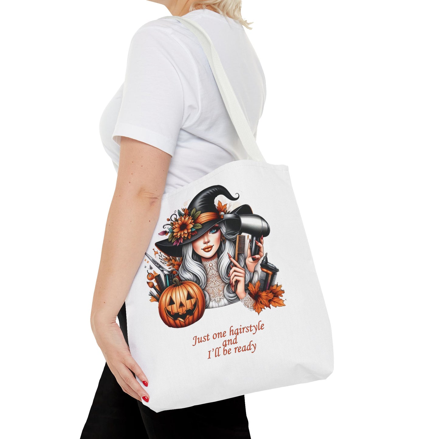 "Just one hairstyle" - Lover Tote Bag, Gift, For him and her, Lovers, Halloween