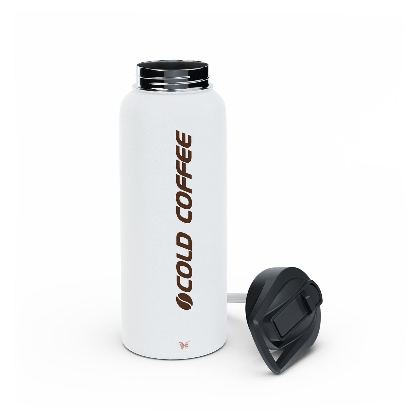 "COLD COFFEE" - Water Bottle , Gift, For Him or Hem, Coffee Lovers