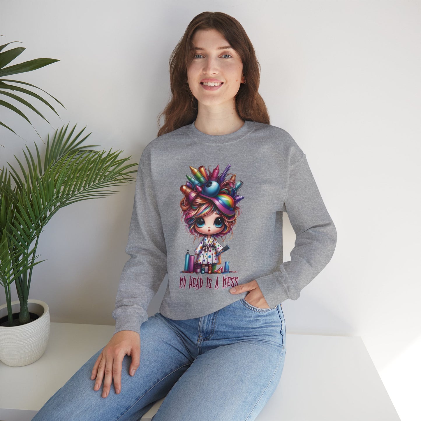 "Sweatshirt Estilista Halloween" - Unisex Heavy Blend™ Crewneck Sweatshirt