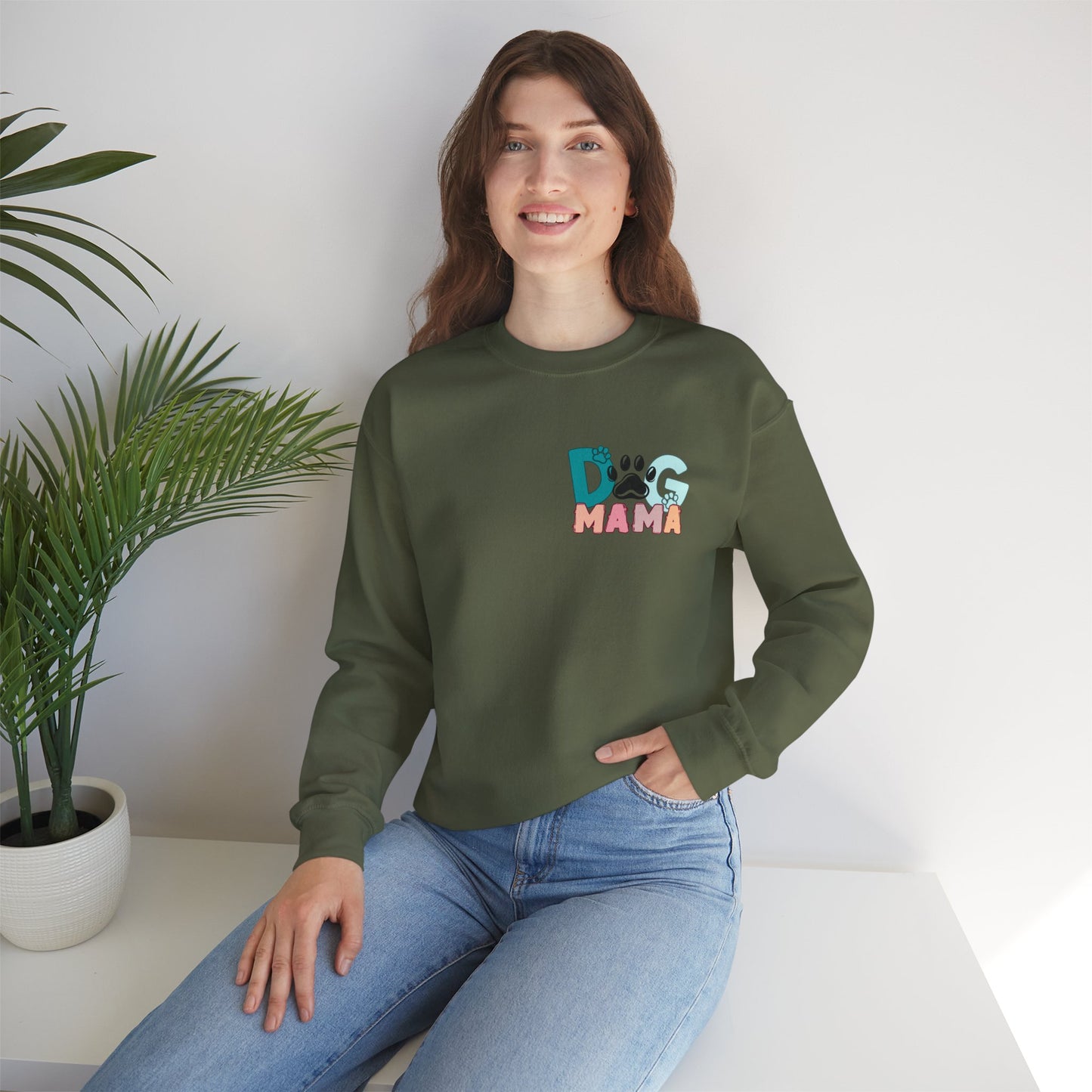 Mama Unisex Heavy Blend™ Crewneck Sweatshirt - Para Mama Design