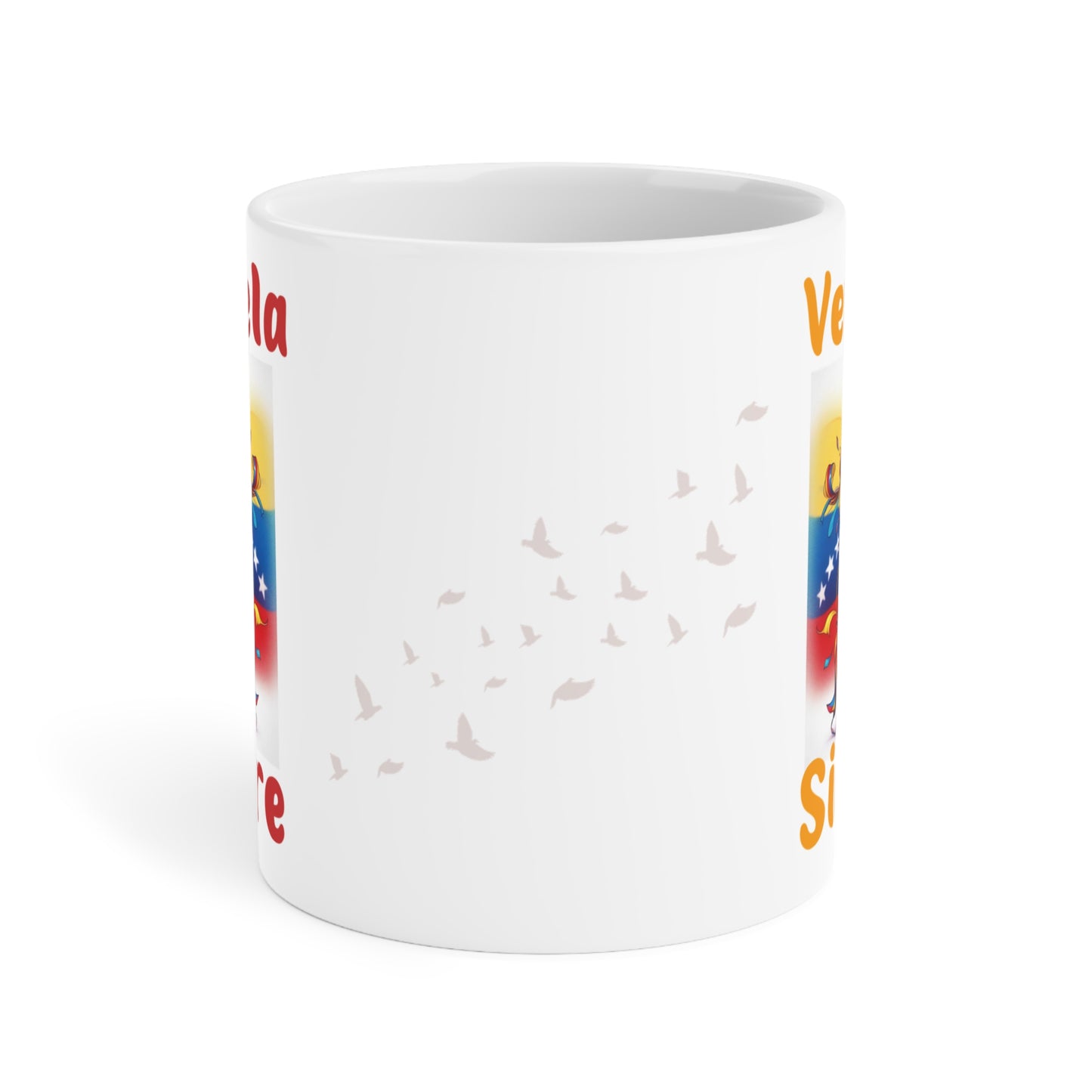 Ceramic Mugs (11oz\15oz\20oz), Ceramic Mugs (11oz\15oz\20oz), para las personas amantes de Venezuela o para los venezolanos migrantes de su pais, con banderas de Venezuela