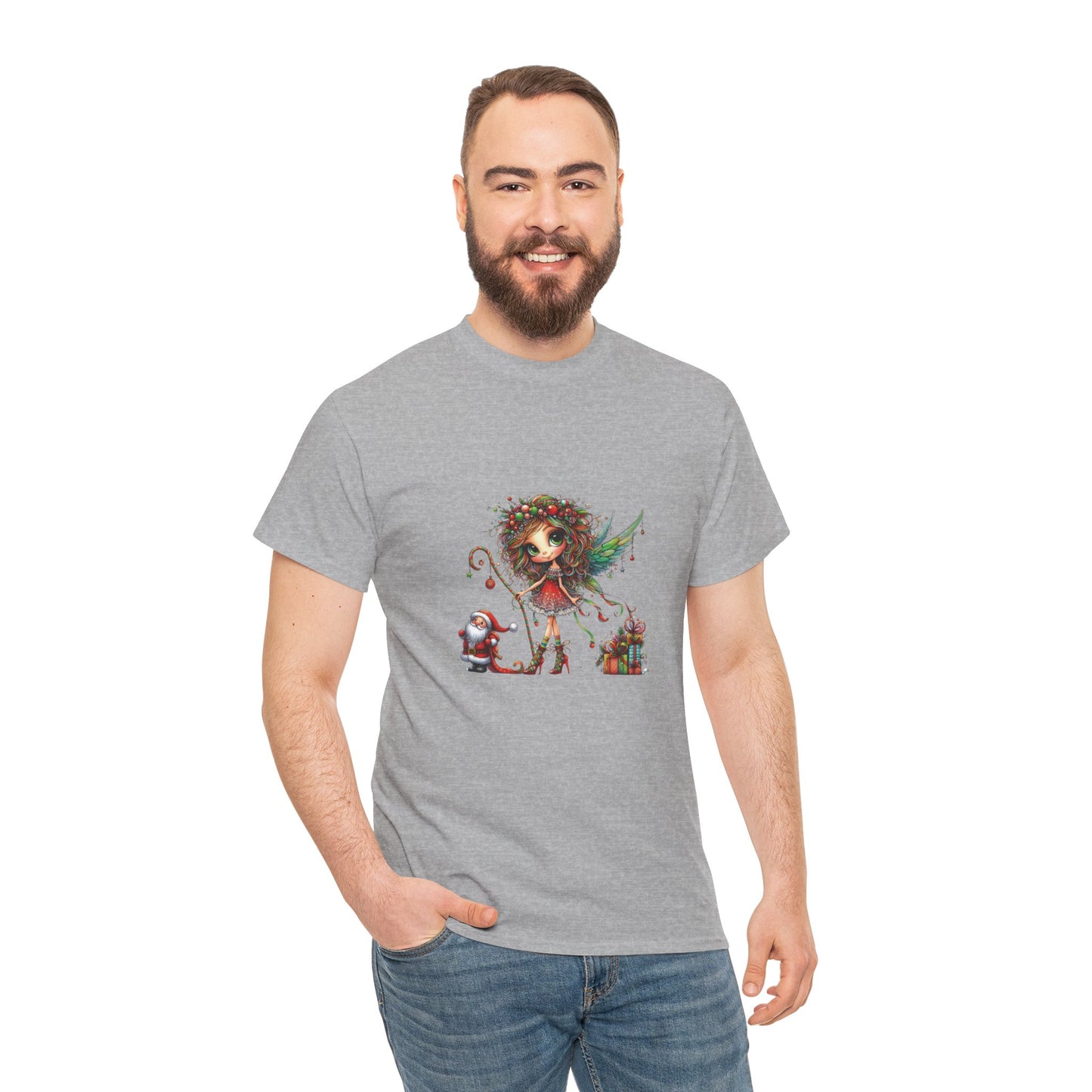 "Camiseta de navidad", Unisex Heavy Cotton Tee