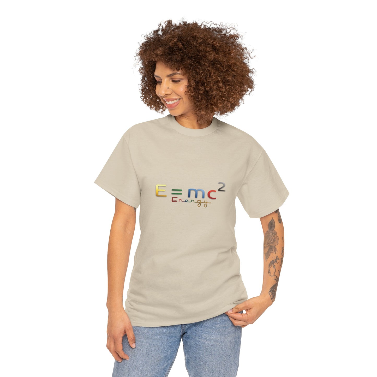 "Energy" - Unisex Heavy Cotton Tee, Sporty, Casual, Gift, For Him or Her.