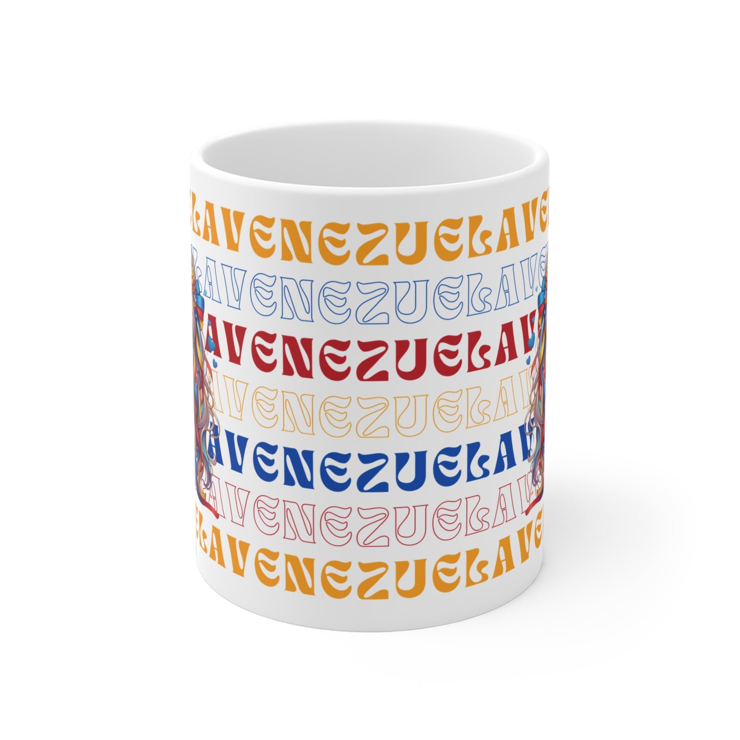 Ceramic Mugs (11oz\15oz\20oz), Ceramic Mugs (11oz\15oz\20oz), para las personas amantes de Venezuela o para los venezolanos migrantes de su pais, con banderas de Venezuela