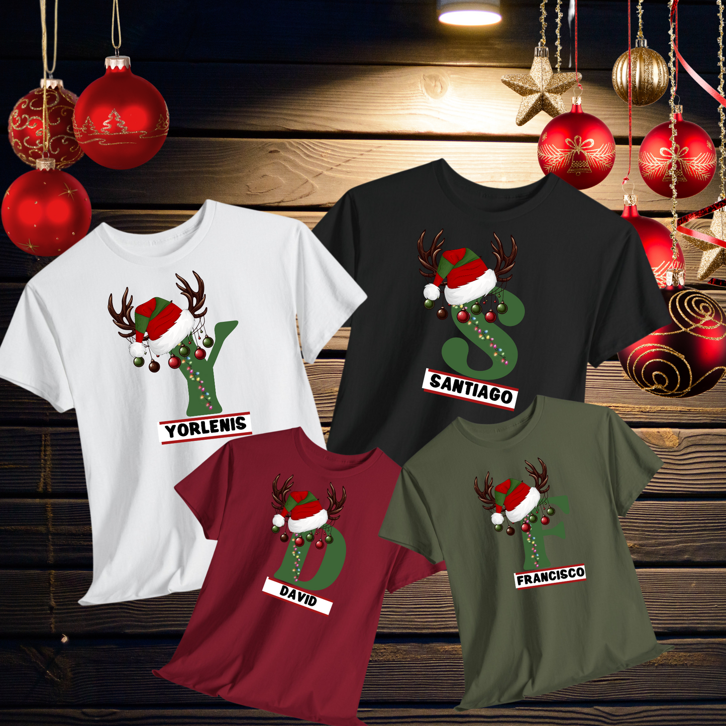 Shirt Family Christmas ,T-shirt for the family at Christmas with a message alluding to family unity