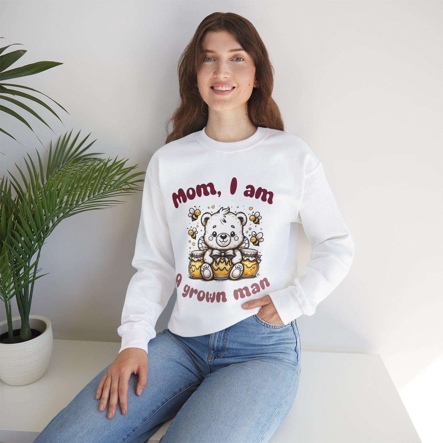 Mama Unisex Heavy Blend™ Crewneck Sweatshirt - Para Mama Design