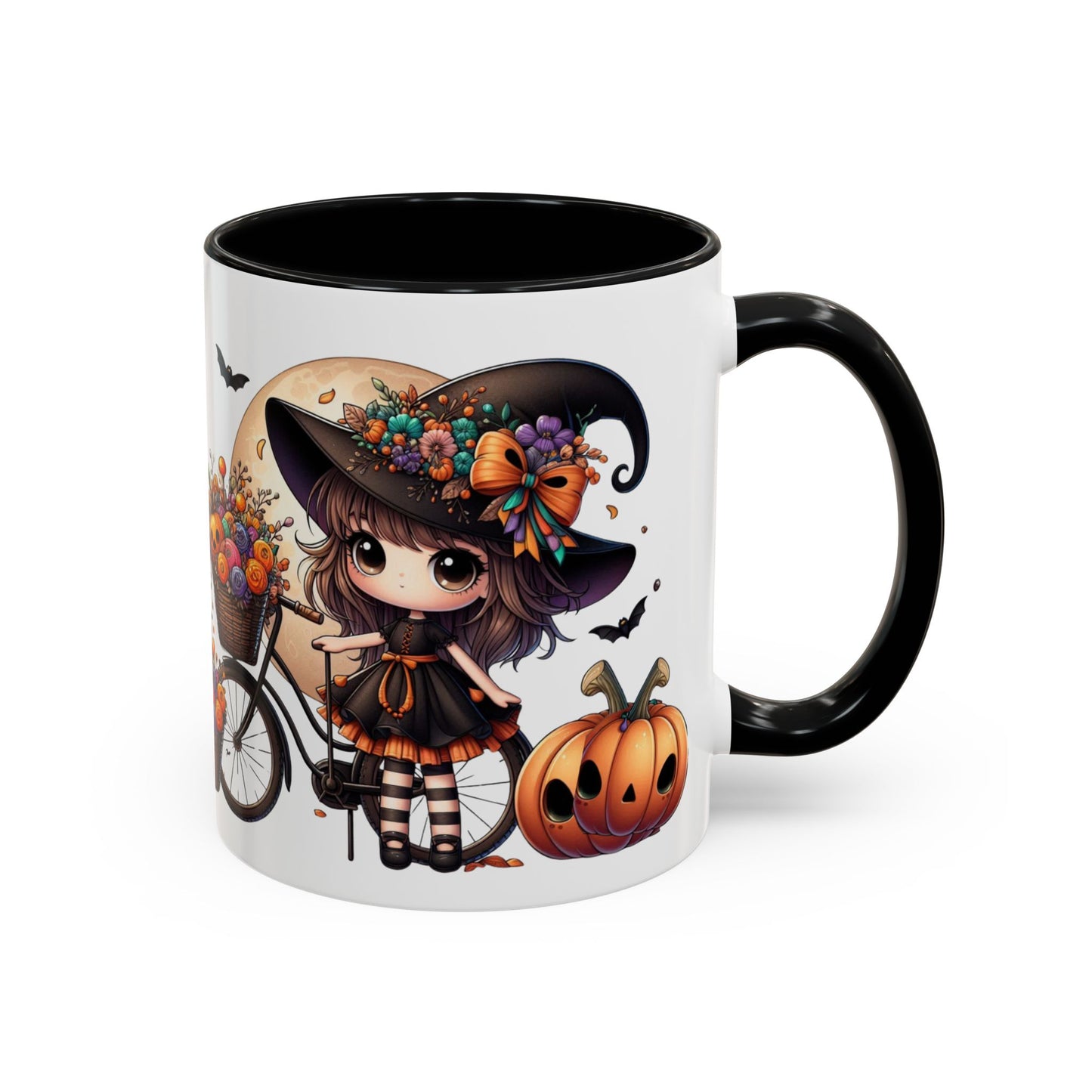 Mug Halloween Decorated with Positive Message